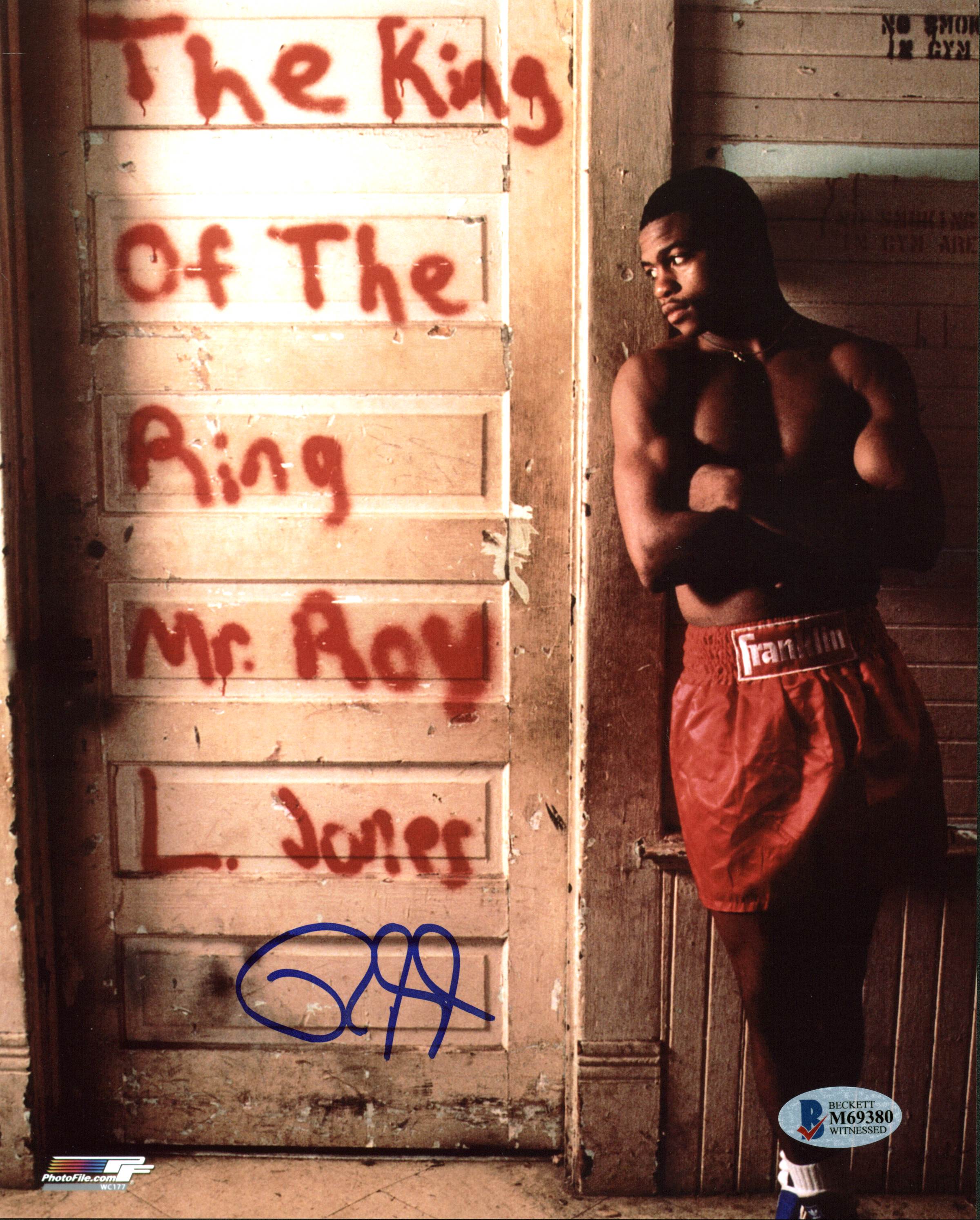 Roy Jones Jr. Authentic Signed Vertical 8x10 Photo Autographed BAS Witnessed 2