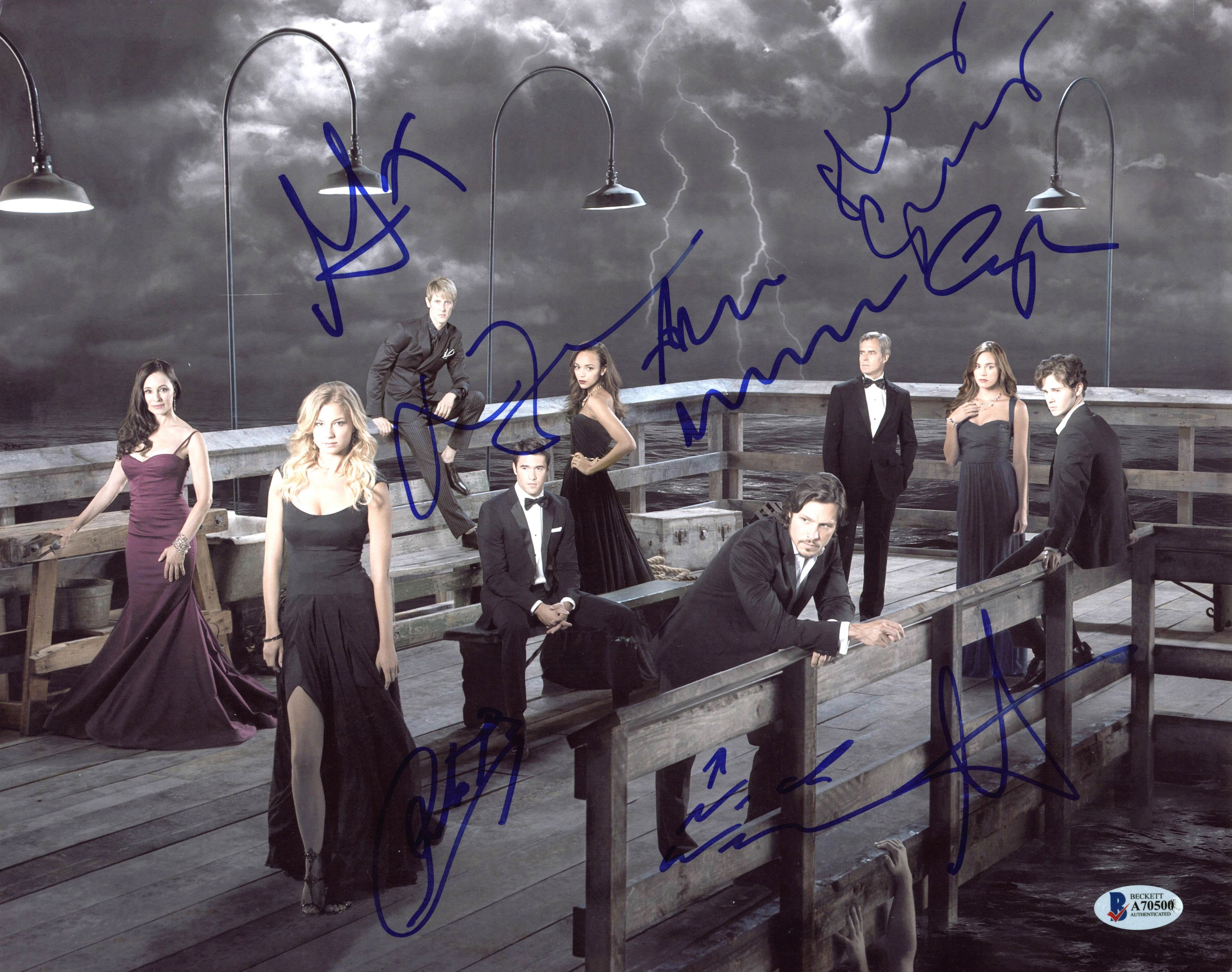 Revenge (8) Wechsler, Bowman, Allen, Madekwe +4 Signed 11x14 Photo BAS #A70500