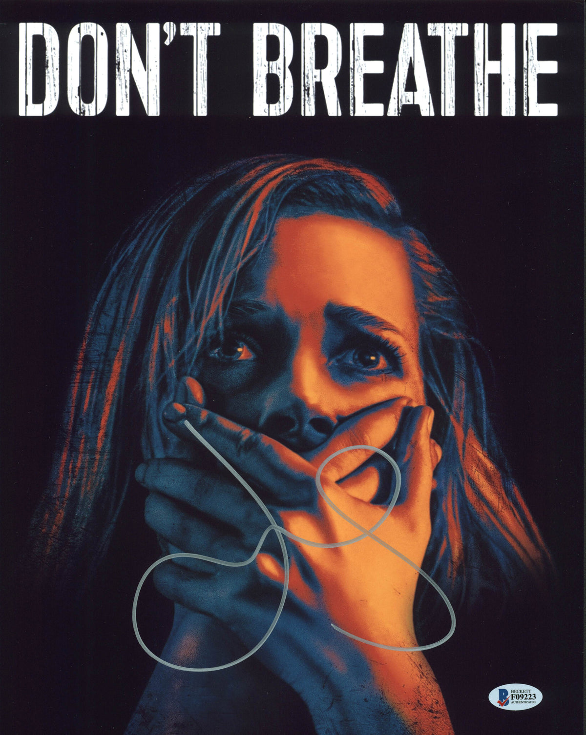 Jane Levy Don't Breathe Authentic Signed 11x14 Photo Autographed BAS #F09223