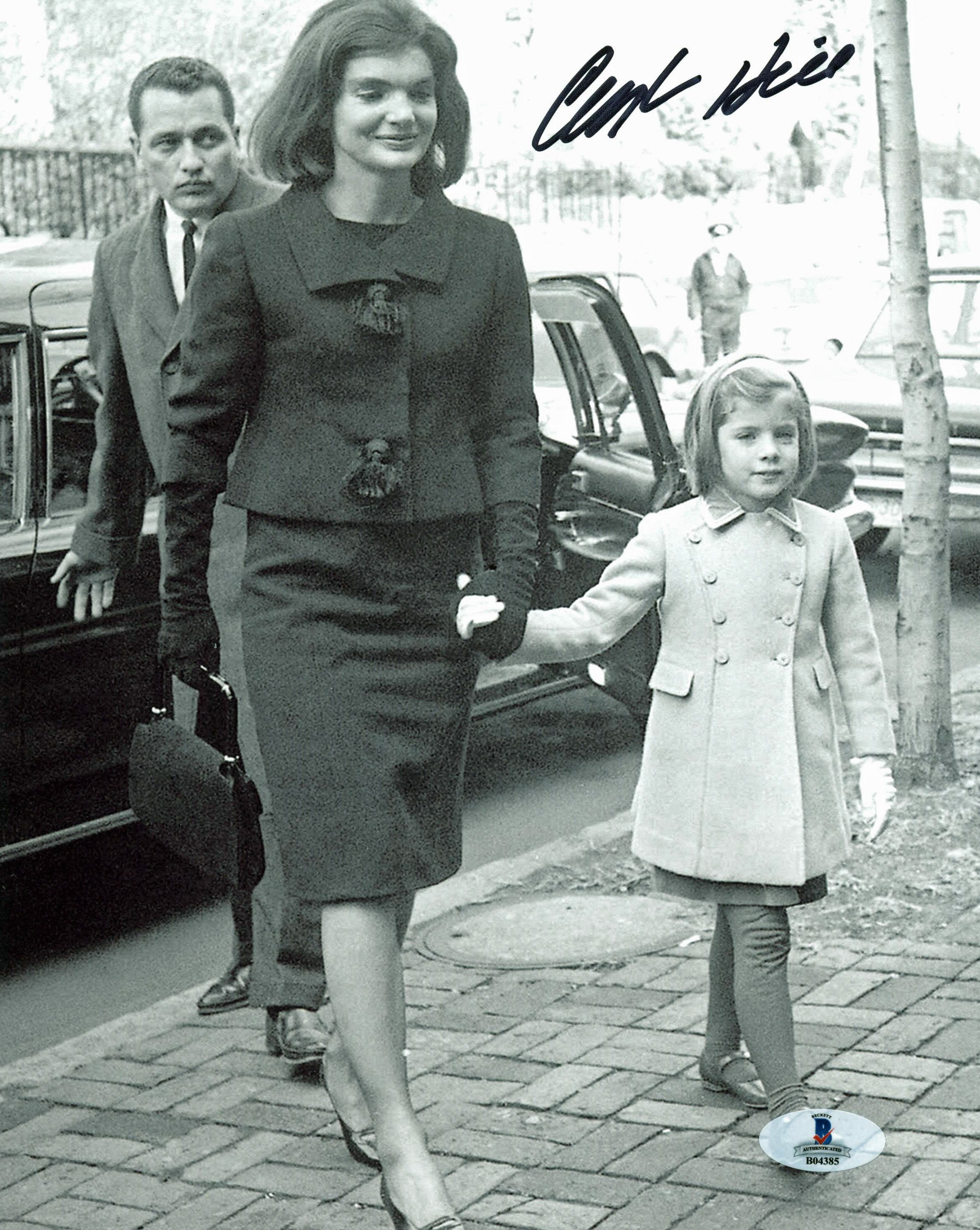 Clint Hill JFK Assassination Secret Service Agent Signed 8x10 Photo BAS #B04385