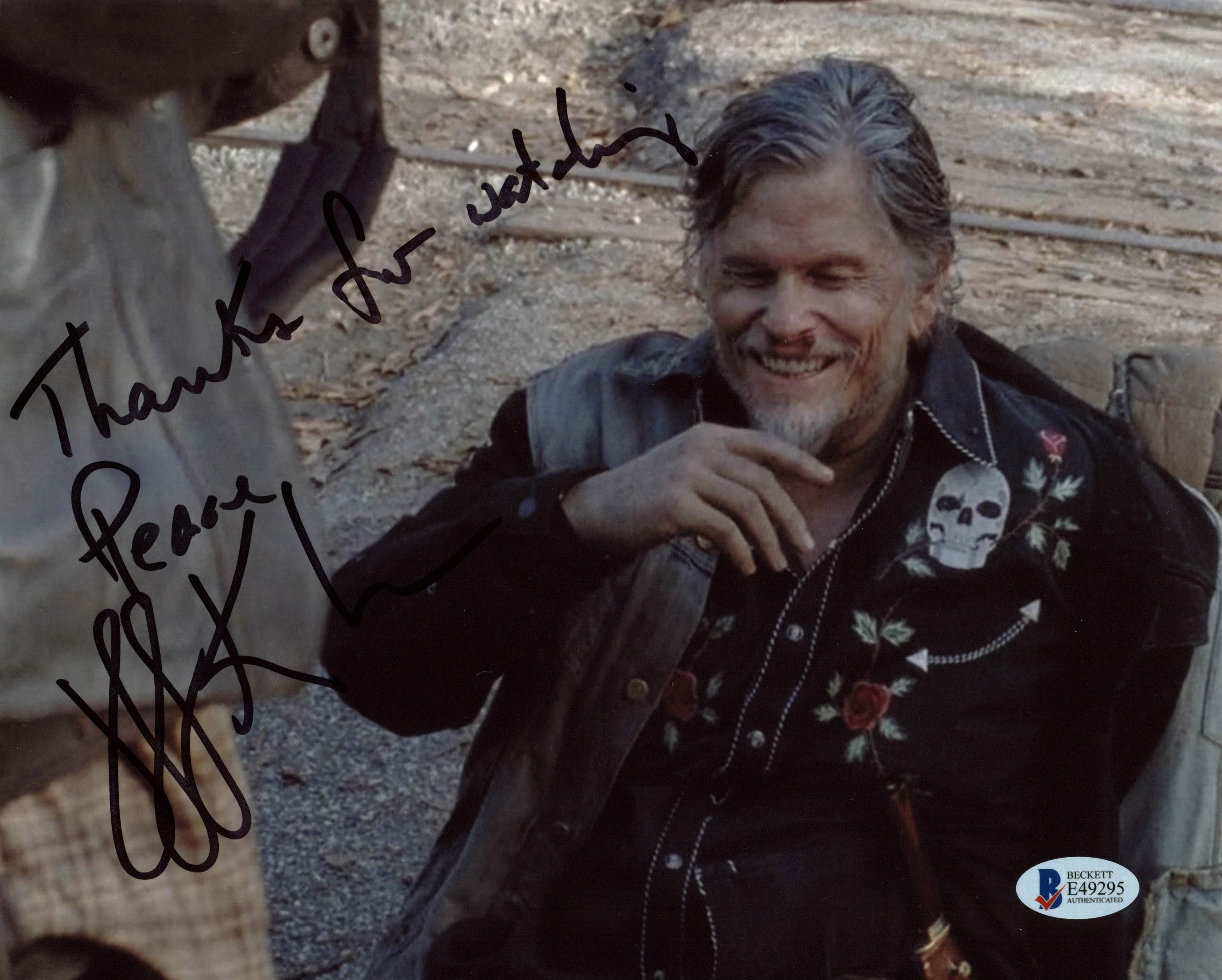 Jeff Kober The Walking Dead Authentic Signed 8x10 Photo Autographed BAS #E49295