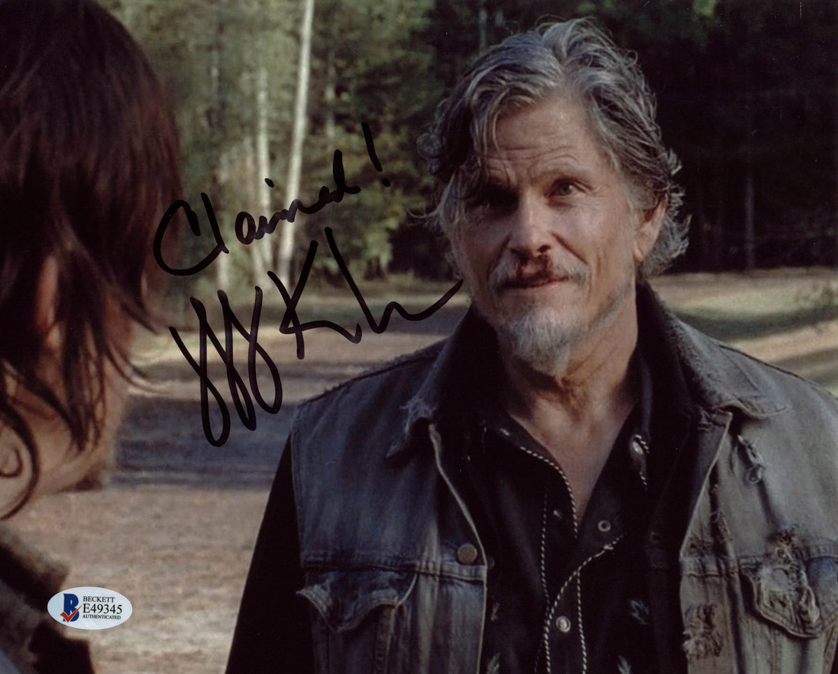 Jeff Kober The Walking Dead Authentic Signed 8x10 Photo Autographed BAS #E49345