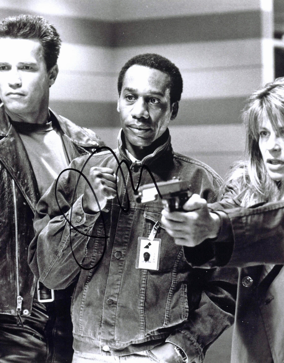 Joe Morton Terminator 2 Authentic Signed 8x10 Photo Autographed BAS #E37944