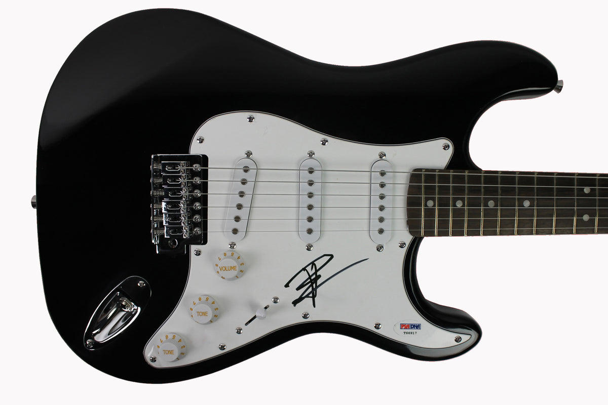 Synyster Gates Avenged Sevenfold Signed Black Electric Guitar PSA/DNA #T66917