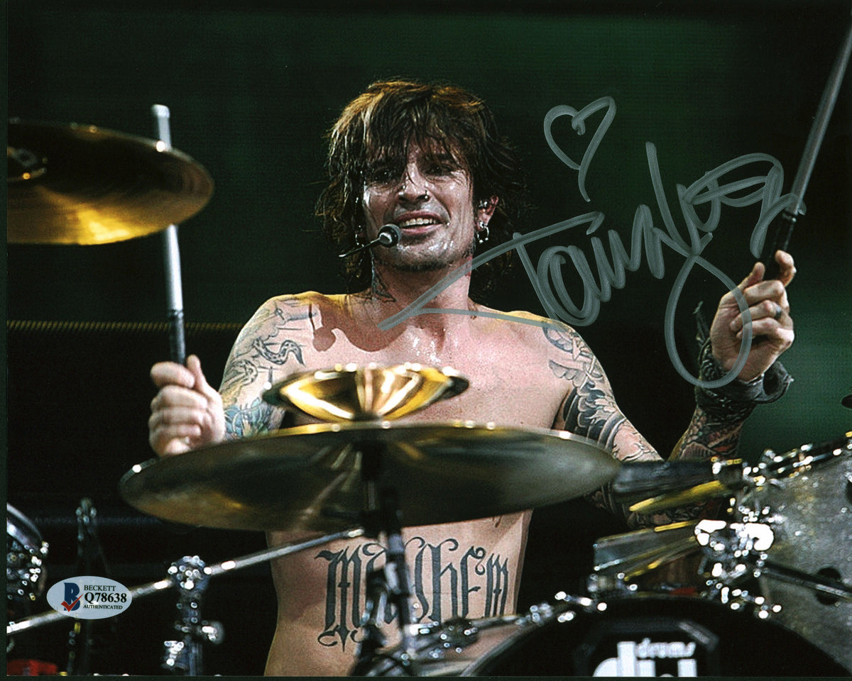 Tommy Lee Motley Crue Authentic Signed 8x10 Photo Autographed BAS #Q78638
