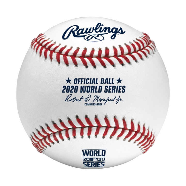 Dodgers Magic Johnson Signed 2020 World Series Logo Oml Baseball BAS Witnessed