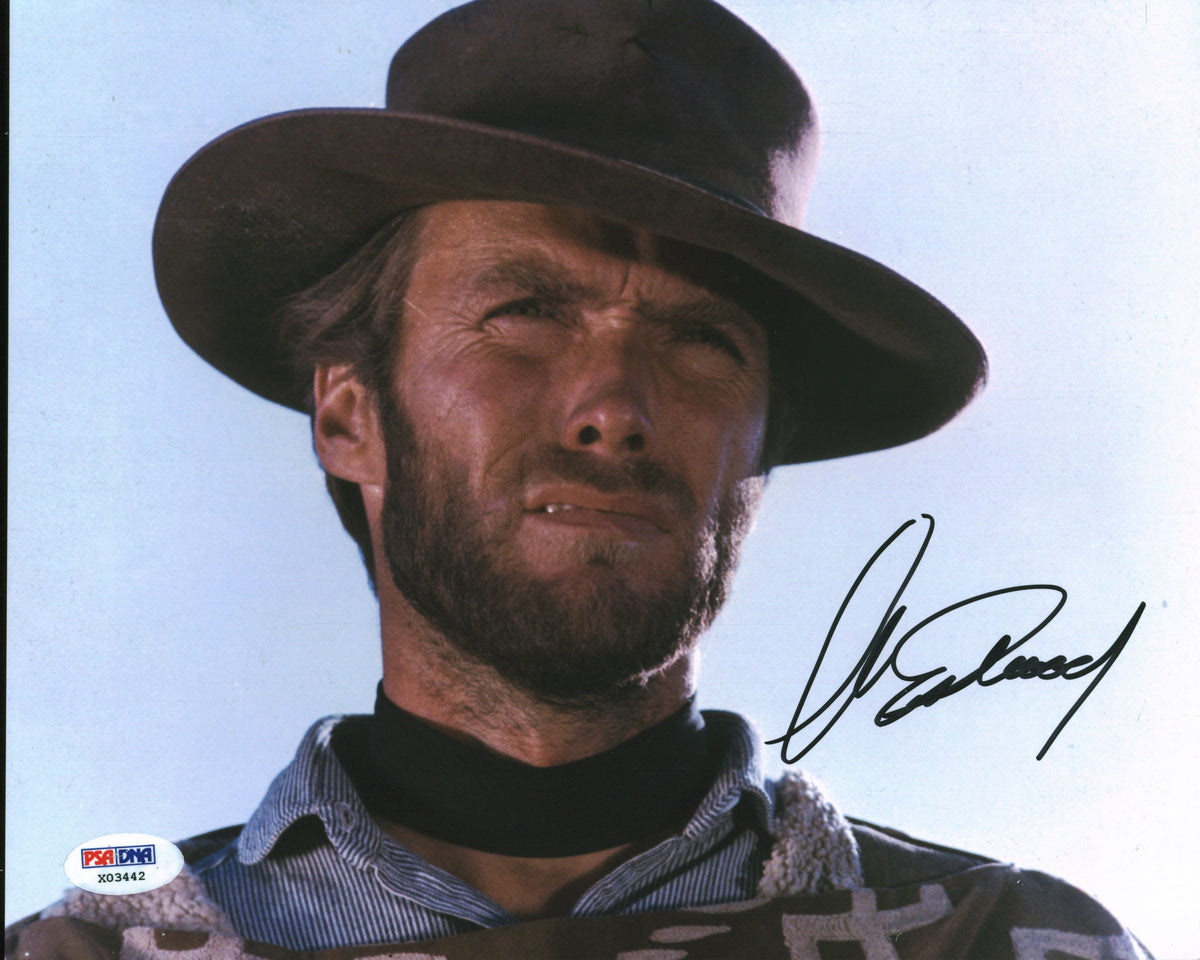 Clint Eastwood The Good, the Bad and the Ugly Signed 8x10 Photo PSA/DNA #X03442