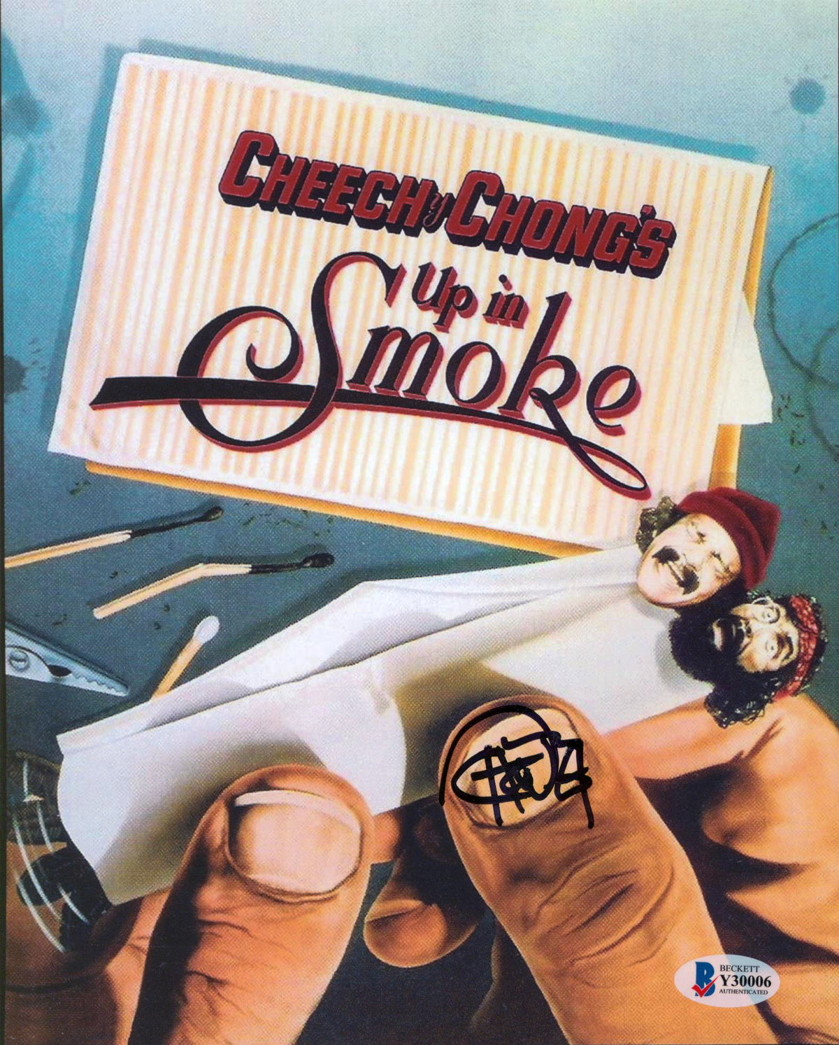 Tommy Chong Up in Smoke Authentic Signed 8x10 Photo Autographed BAS #Y30006