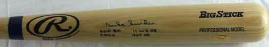Dodgers Duke Snider 4 Inscriptions Authentic Signed Baseball Bat Rj Authentic