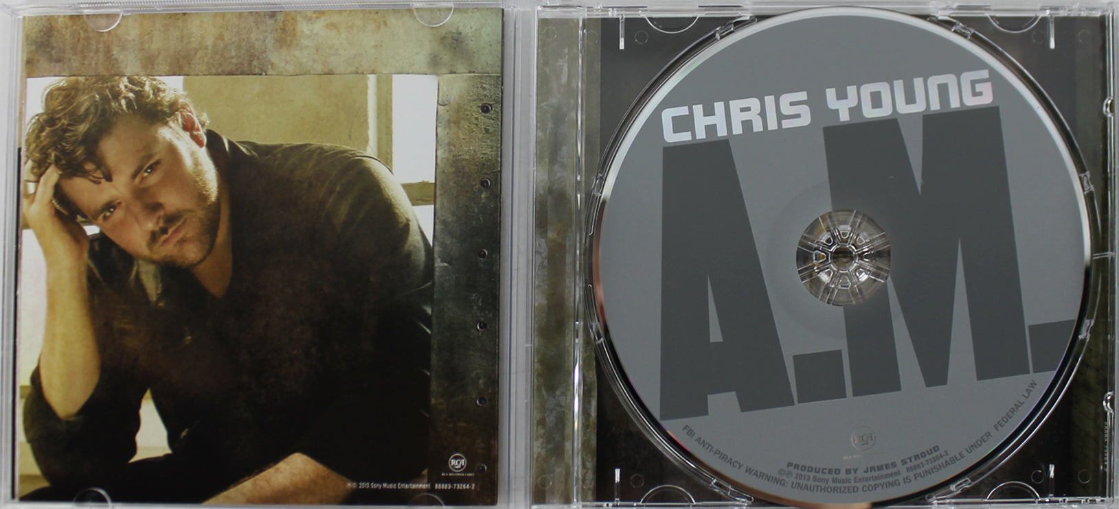 Chris Young Signed A.M. CD Insert W/ Disc Autographed BAS #B62839