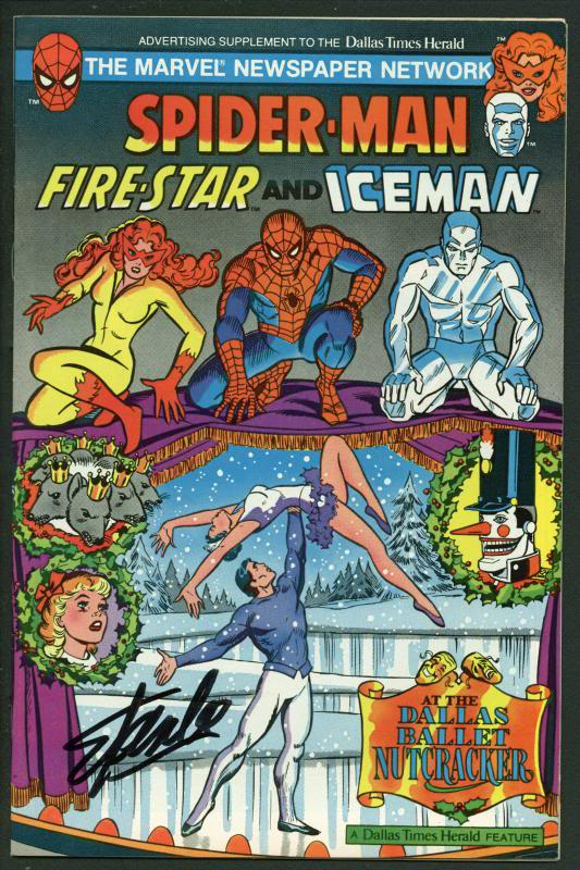 Stan Lee Signed Spider-Man Comic Book Dallas Times Herald Promo PSA/DNA #W18729