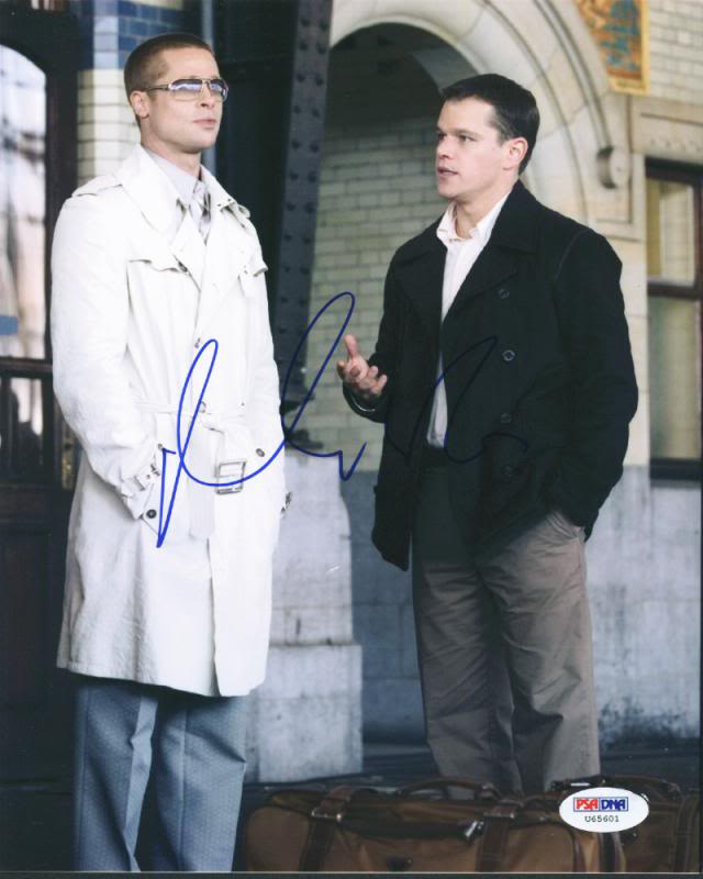Matt Damon Oceans Twelve Signed Authentic 8X10 Photo Autographed PSA/DNA #U65601