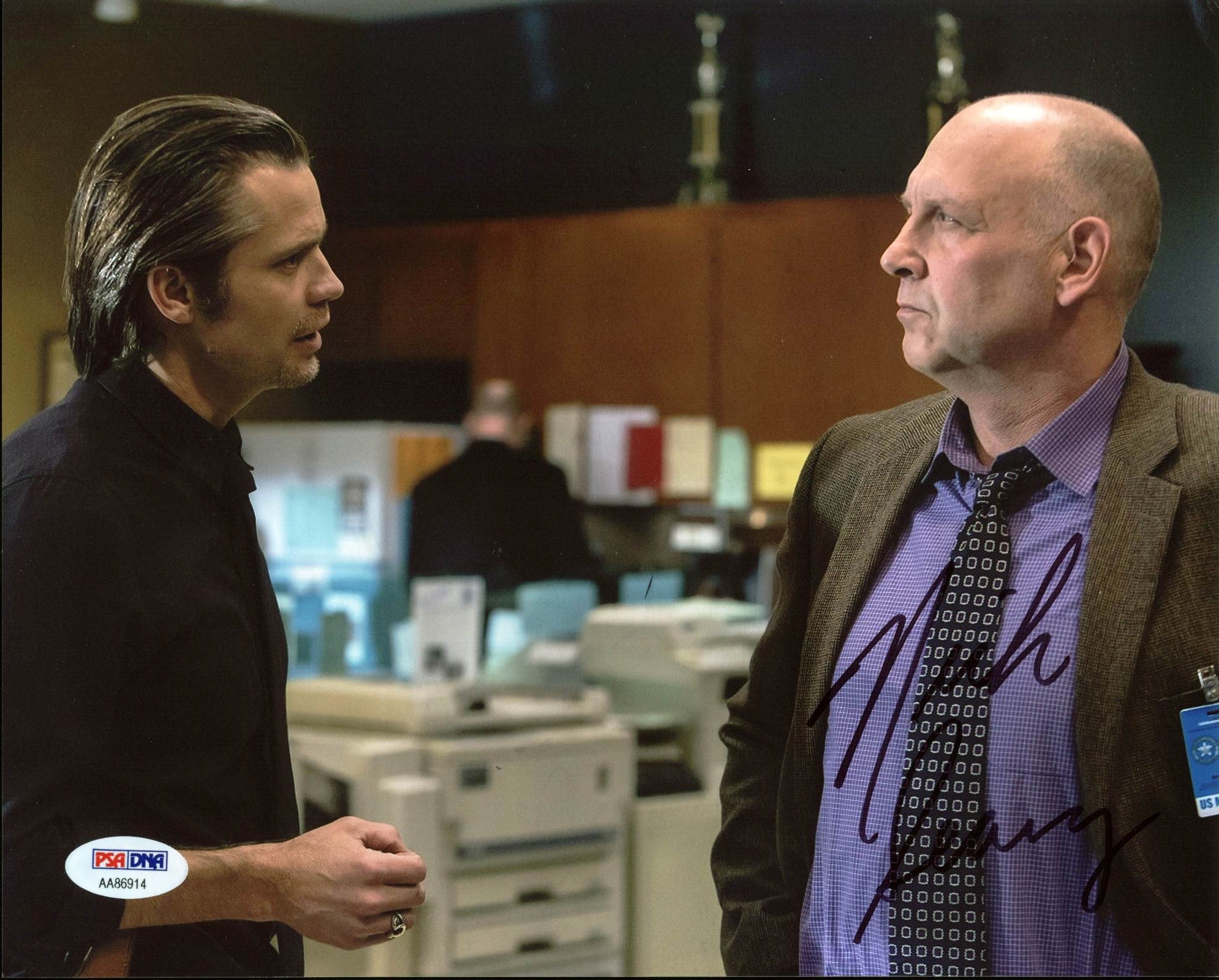 Nick Searcy Justified Authentic Signed 8x10 Photo Autographed PSA/DNA #AA86914