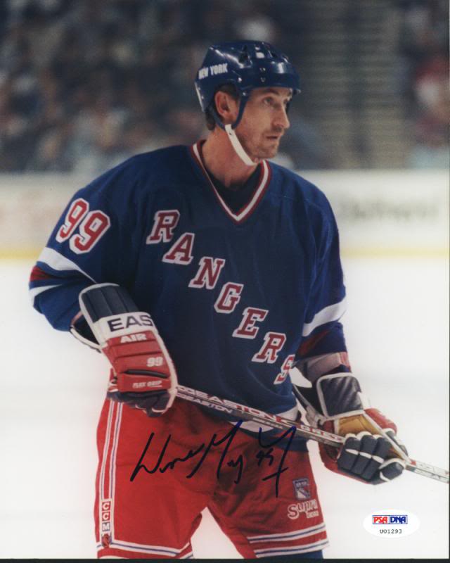 Rangers Wayne Gretzky Signed 8X10 Photo Auto Graded Perfect 10! PSA/DNA #U01293