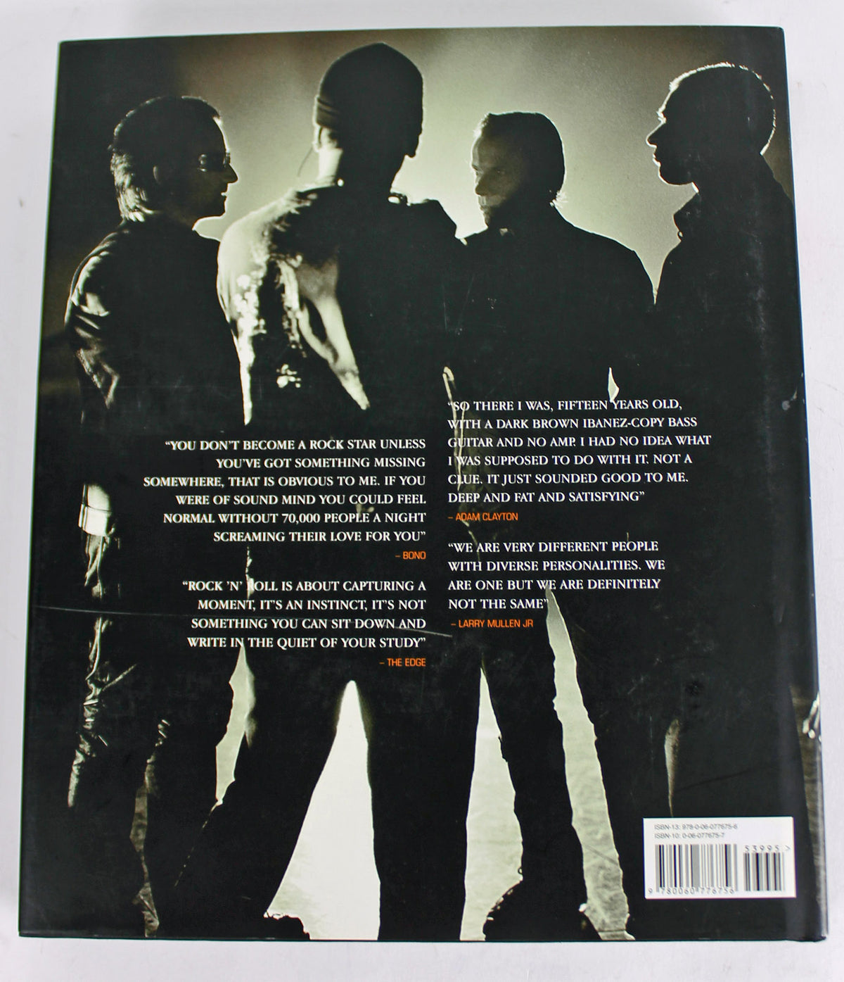 U2 (4) Bono, Edge, Mullen & Clayton Signed Hard Cover Autobiography BAS #A09577