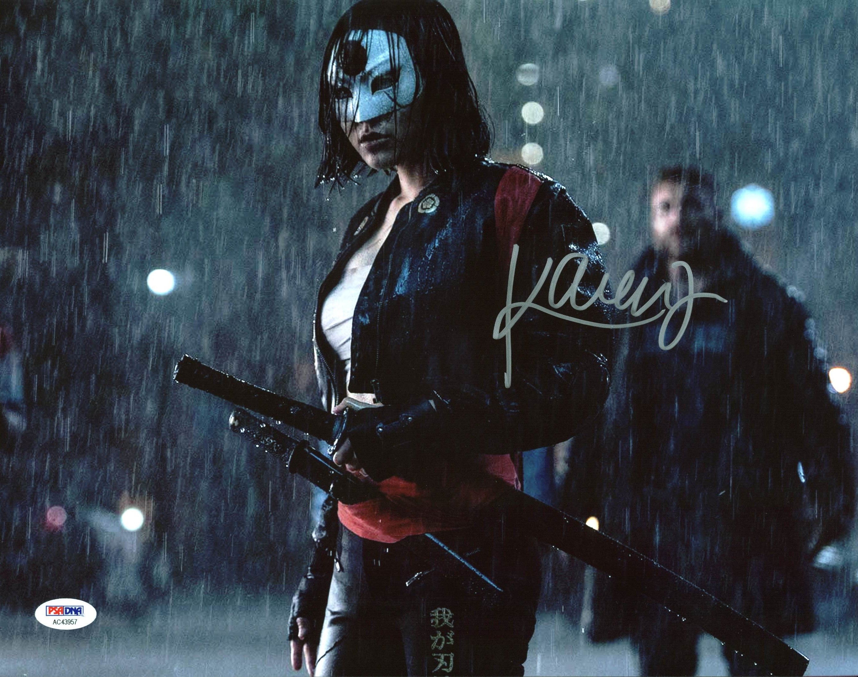 Karen Fukuhara Suicide Squad Authentic Signed 11X14 Photo Autographed PSA/DNA 4