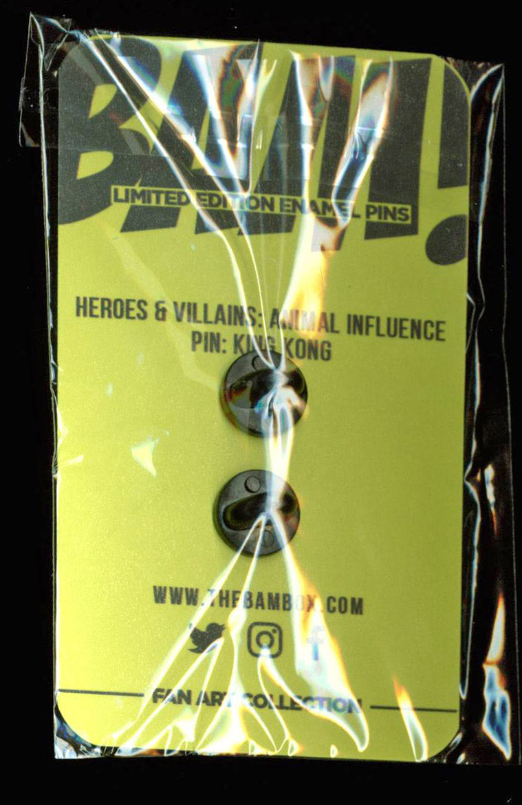 King Kong "Primates" Fan Art Collection Pin Exclusively from BAM BOX