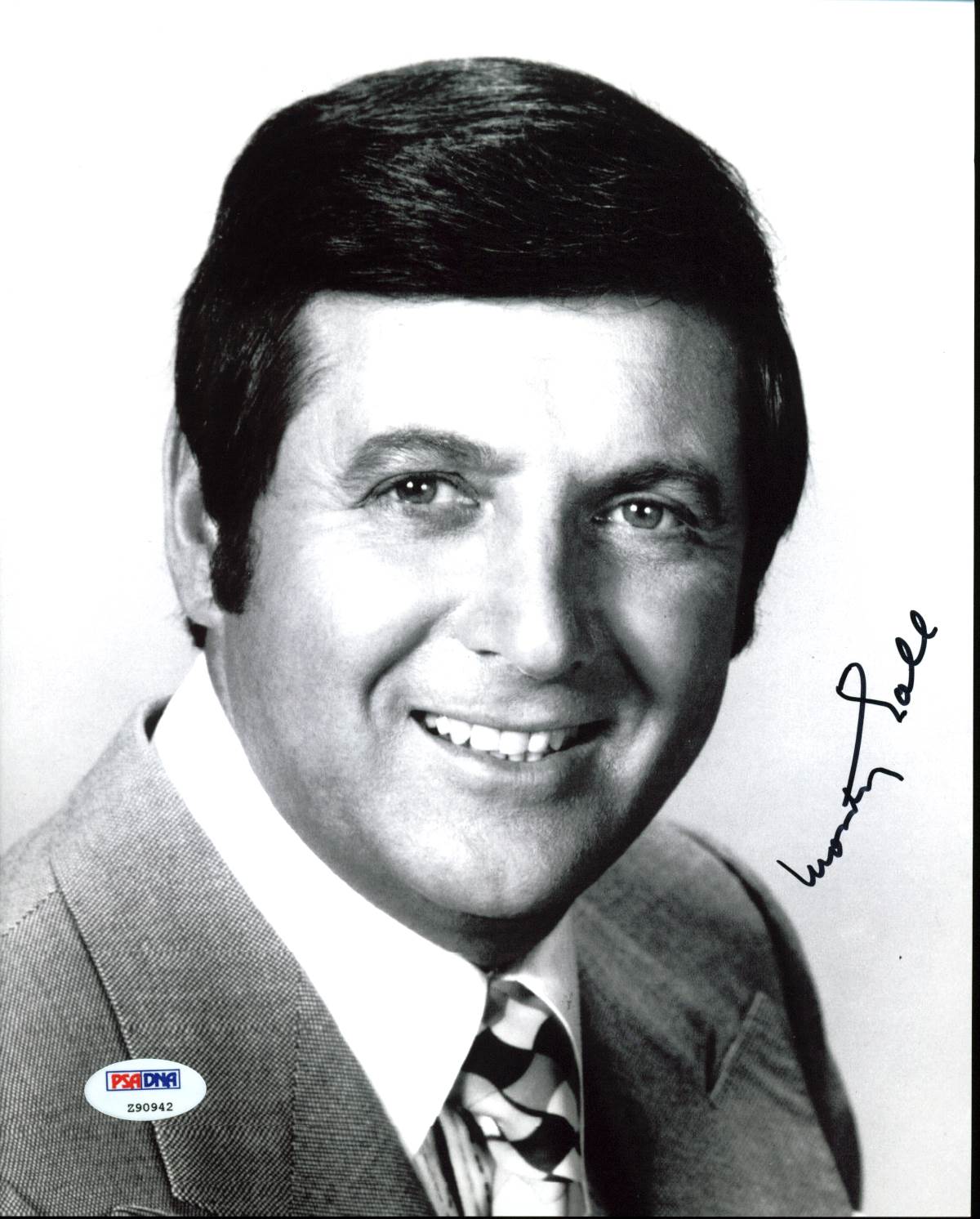 Monty Hall Let's Make A Deal Authentic Signed 8X10 Photo PSA/DNA #Z90942