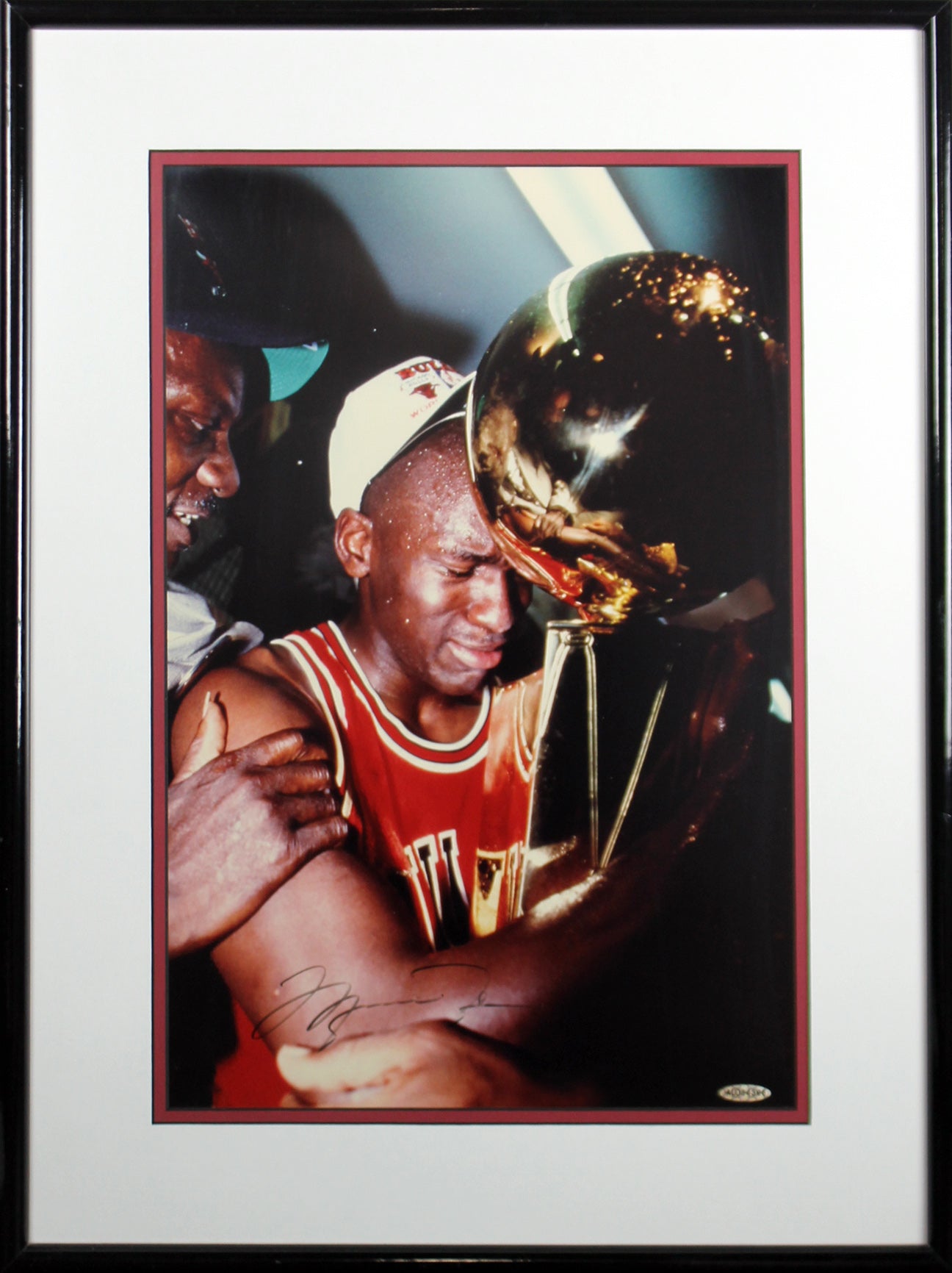 Bulls Michael Jordan Authentic Signed & Framed 13x19 Photo UDA #AUD34396