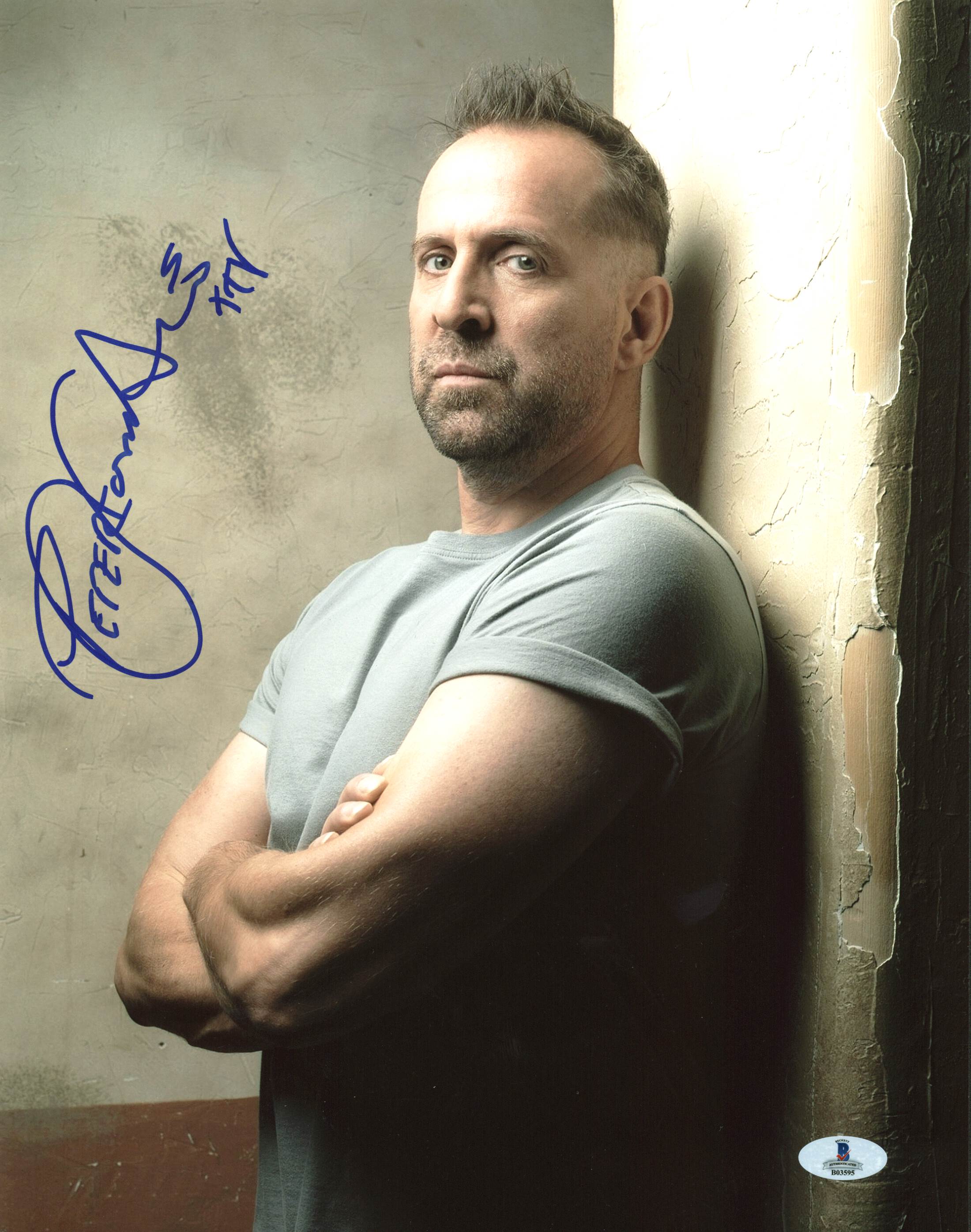 Peter Stormare Prison Break Authentic Signed 11X14 Photo Autographed BAS #B03595