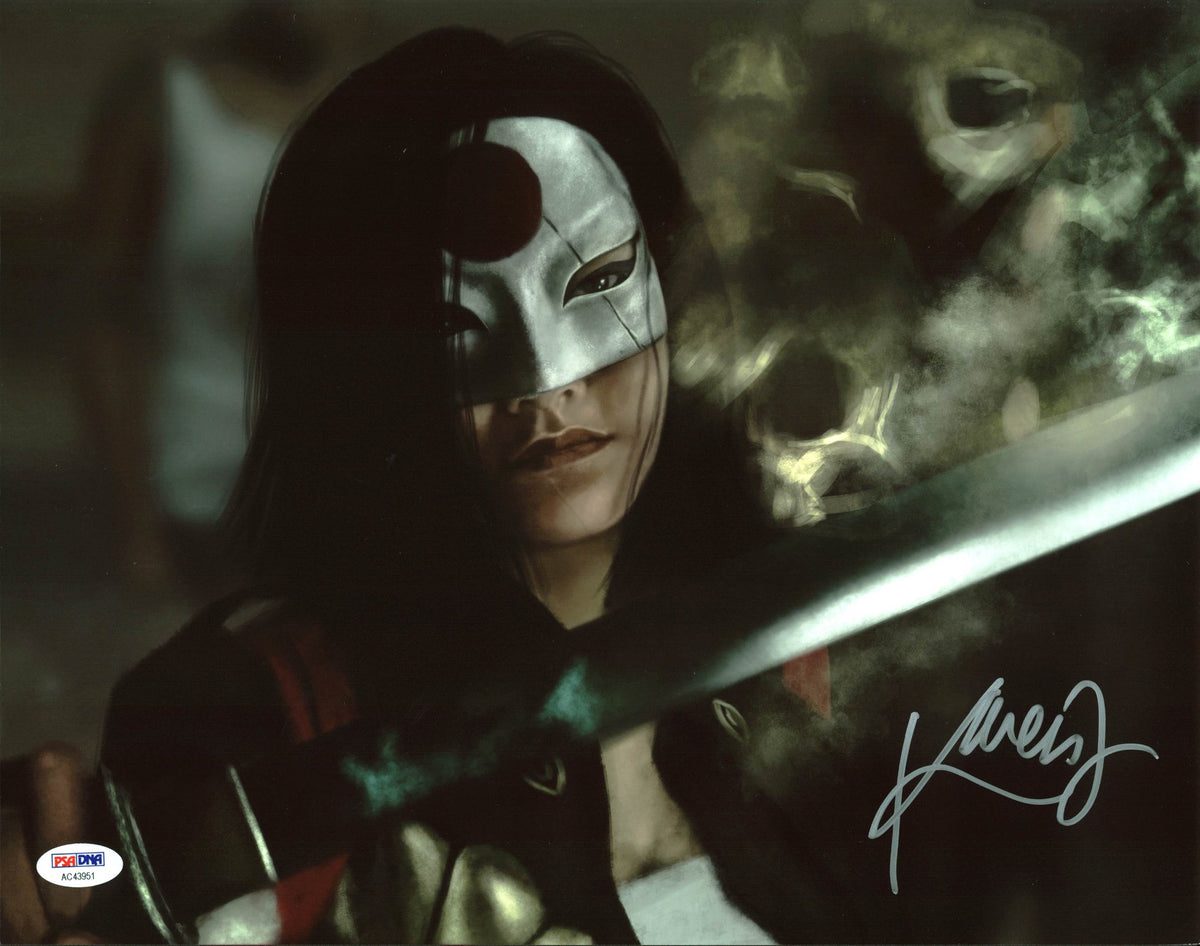Karen Fukuhara Suicide Squad Authentic Signed 11X14 Photo Autographed PSA/DNA 5