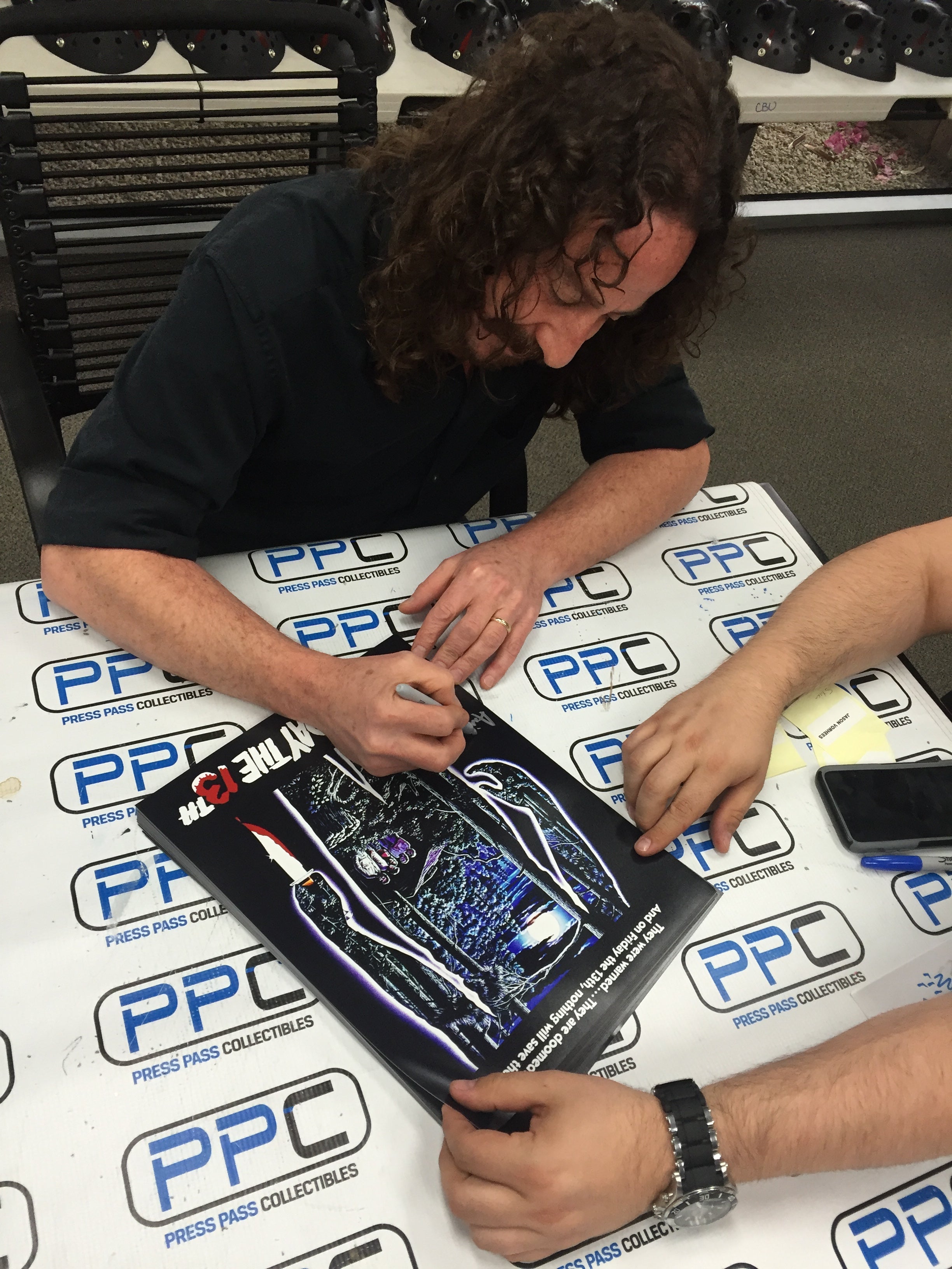 Ari Lehman "Jason 1" Authentic Signed Friday The 13th 12x18 Mini Poster PSA/BAS