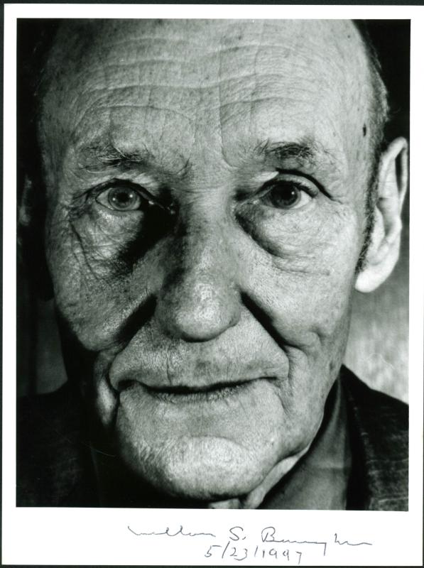 William S. Burroughs "5/23/1987" Authentic Signed 7X9.5 Photo PSA/DNA #X03393