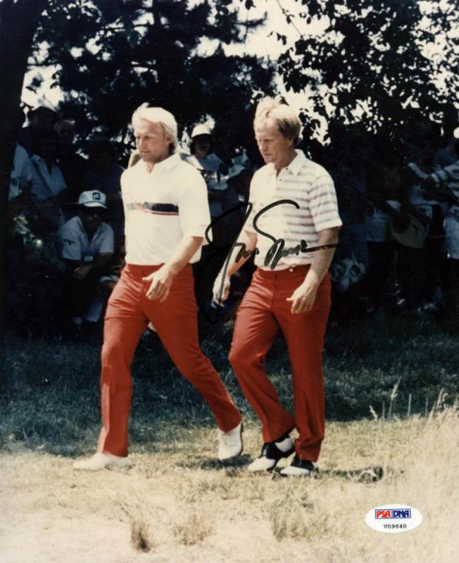 Jack Nicklaus Golf Signed Authentic 8X10 Photo Autographed PSA/DNA #V09640