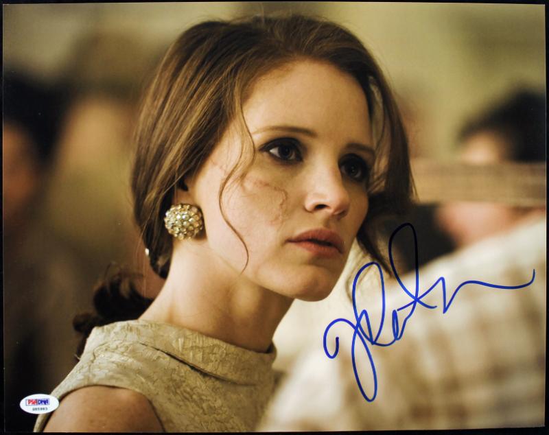 Jessica Chastain The Help Signed Authentic 11X14 Photo Autograph PSA/DNA #S85983