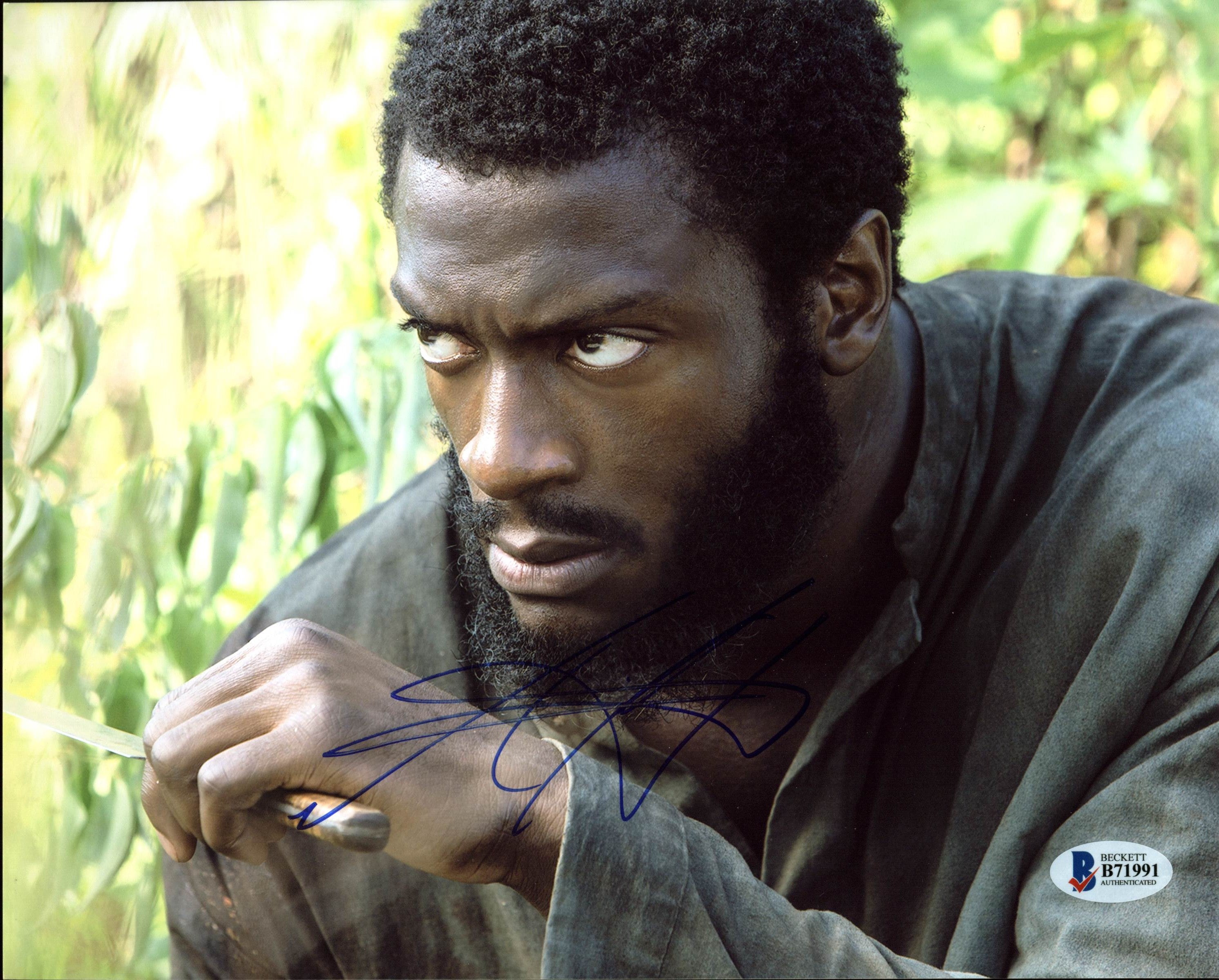 Aldis Hodge Underground Authentic Signed 8X10 Photo Autographed BAS #B71991