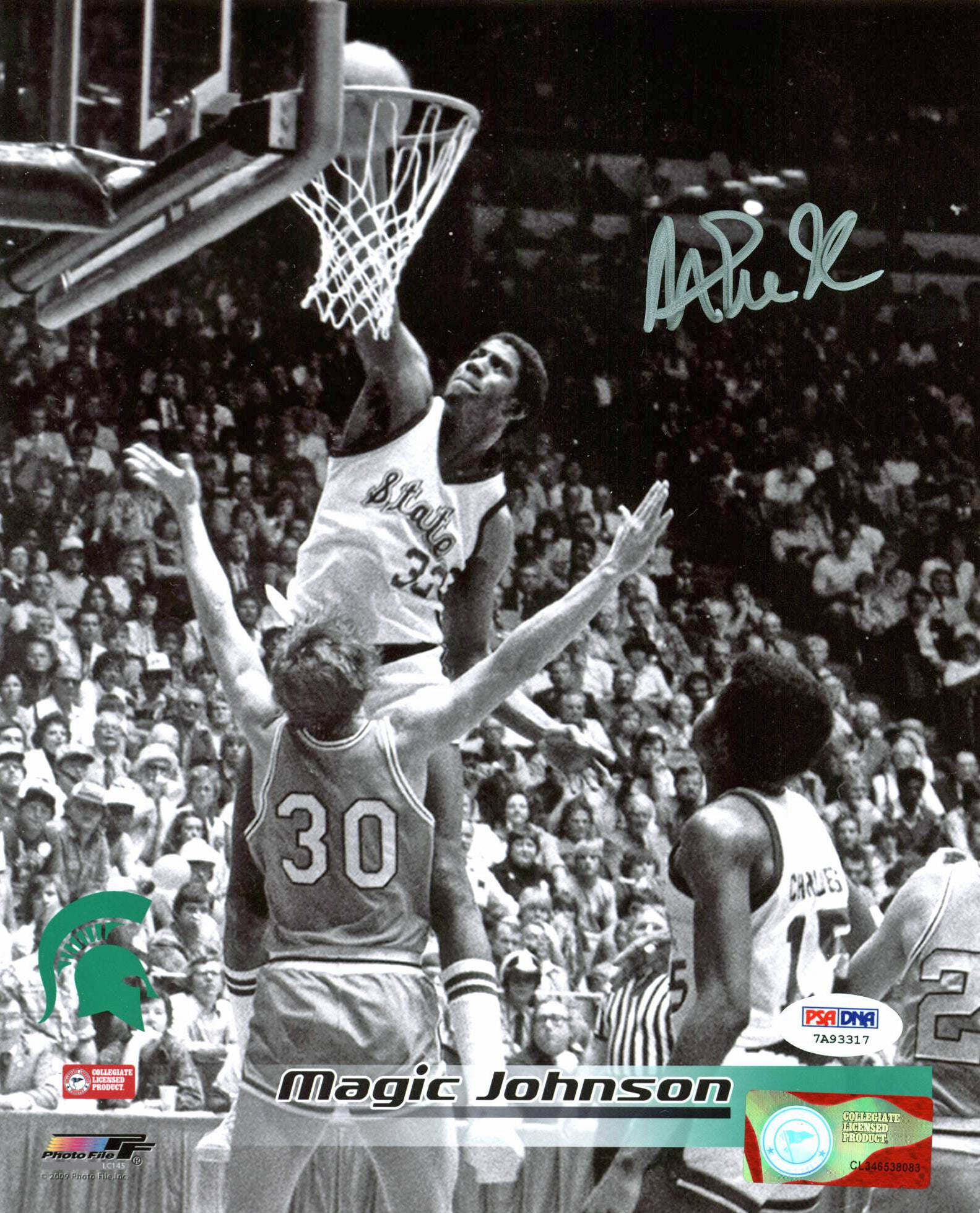 Lakers Magic Johnson Authentic Signed 8X10 Photo Autographed PSA/DNA ITP 7