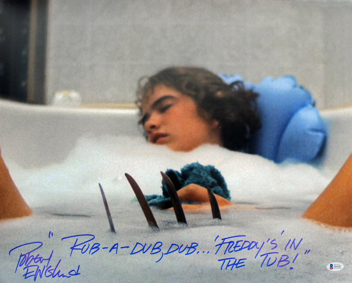 Robert Englund Nightmare On Elm St "Rub-A -Dub, Dub" Signed 16X20 Photo BAS