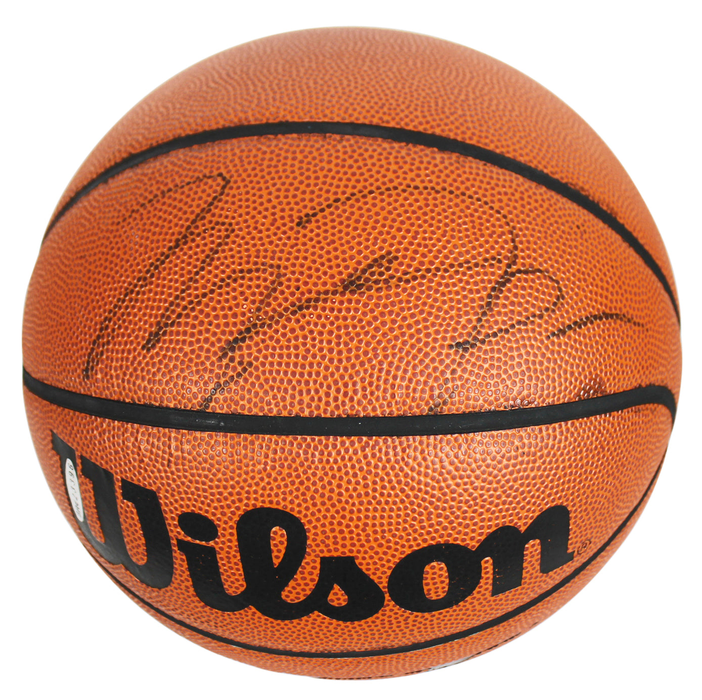 Bulls Michael Jordan Authentic Signed Wilson Basketball UDA #BAE23396