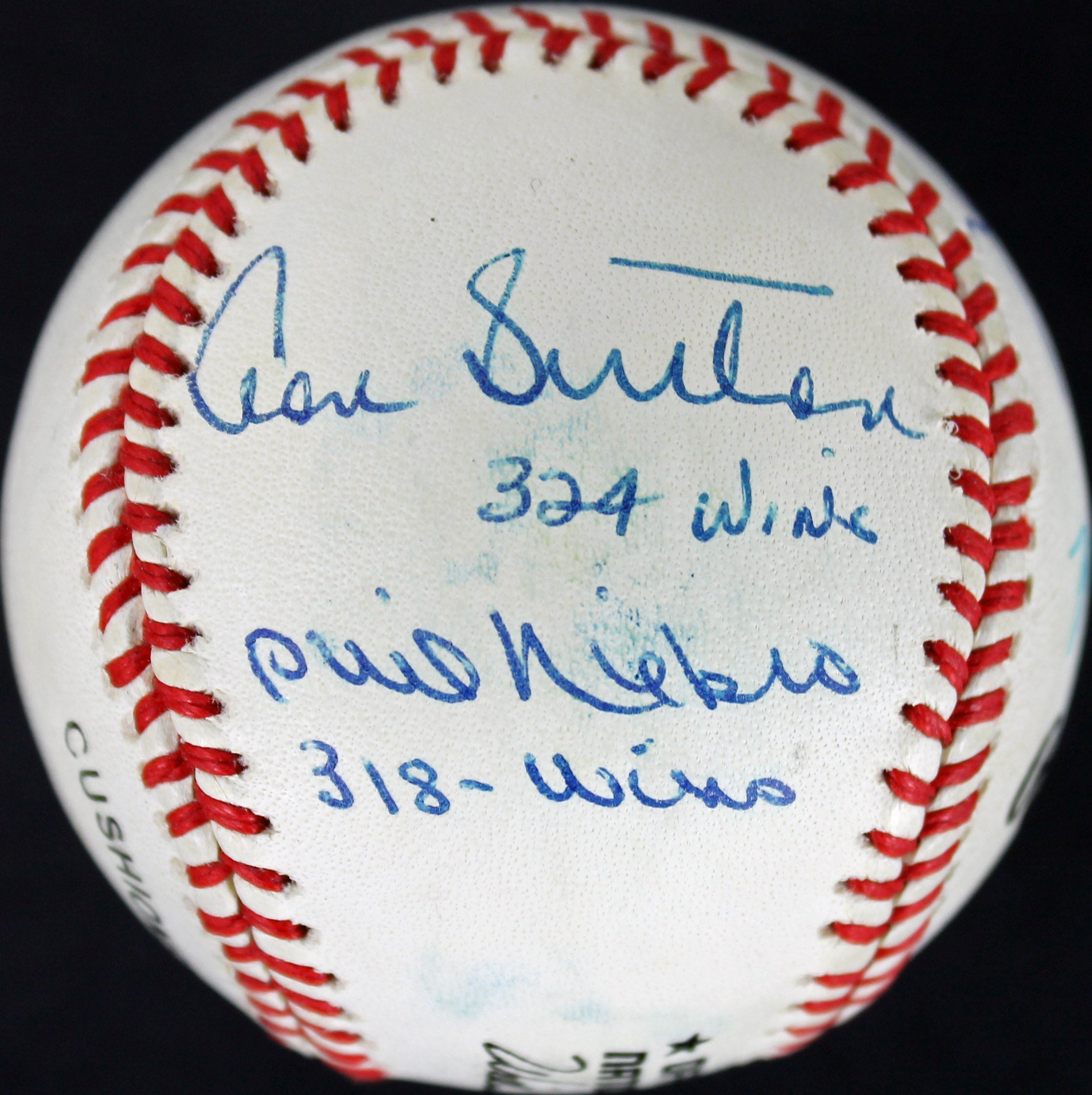 300 Win Club (8) Nolan Ryan, Tom Seaver Signed Authentic OML Baseball JSA B16518