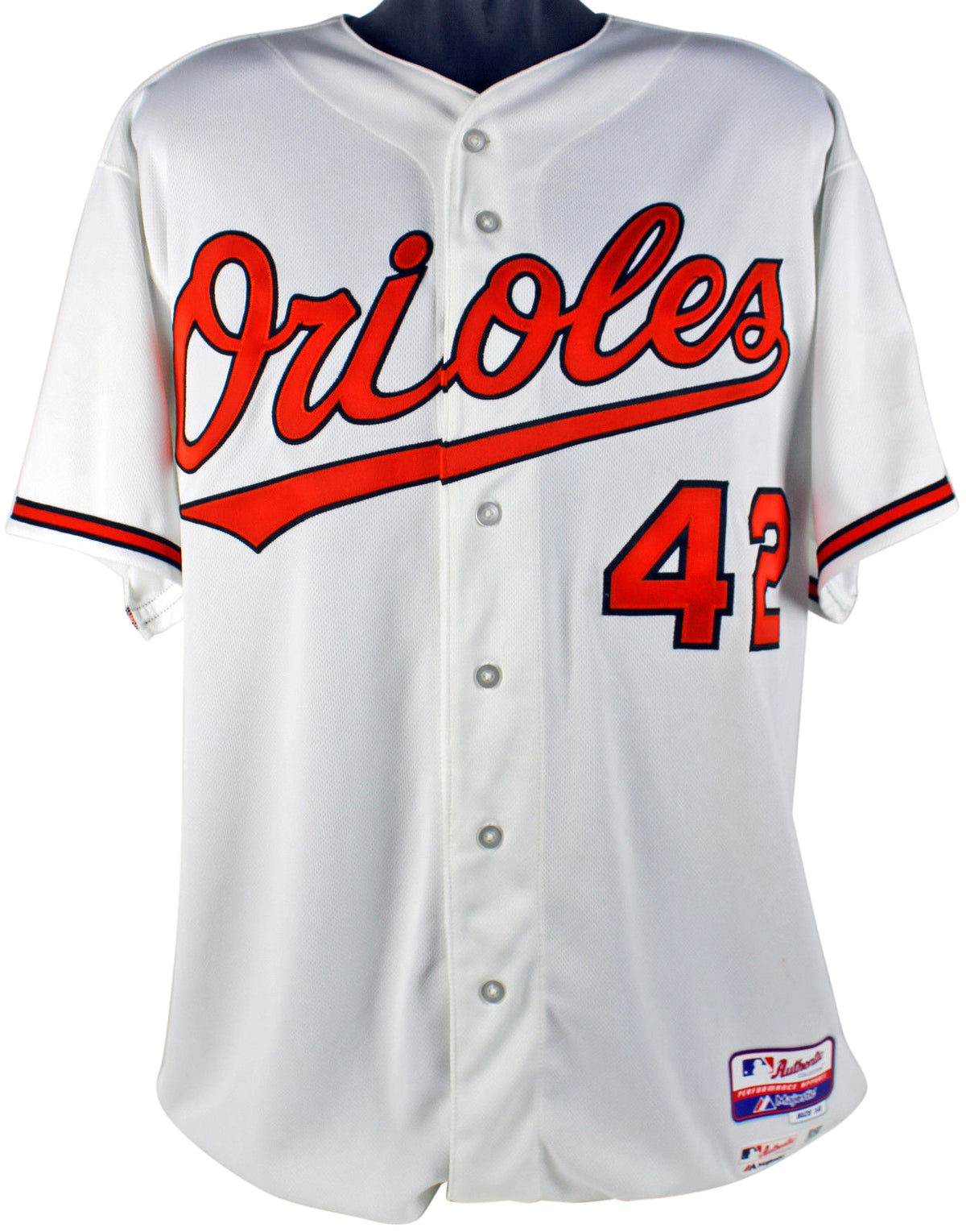 Manny Machado Signed Game Used Vs NYY Majestic #42 Jackie Robinson Jersey MLB