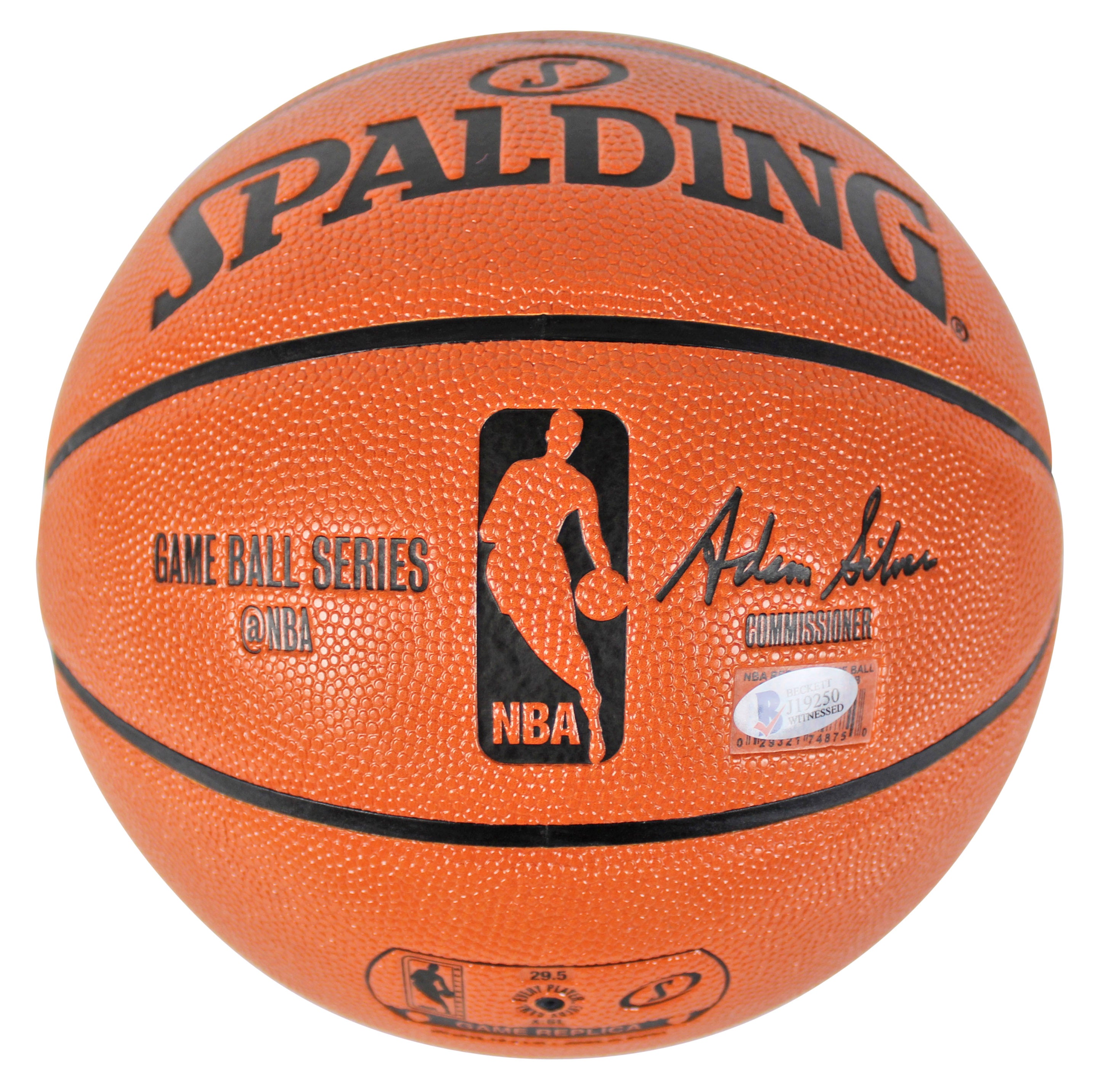 Lakers Magic Johnson Authentic Signed Basketball Autographed BAS Witnessed 2