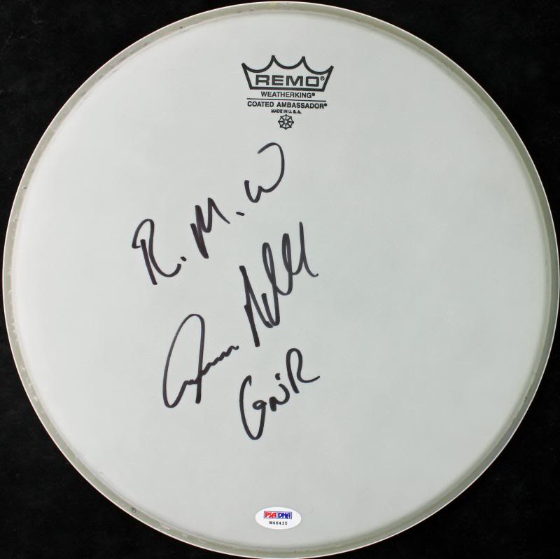 Steven Adler Guns N' Roses Authentic Signed 13 Inch Drumhead PSA/DNA #W46435