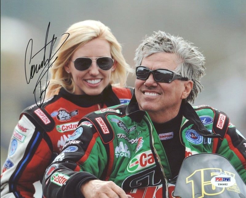 Courtney Force NHRA Drag Racing Signed Authentic 8X10 Photo PSA/DNA #Y96482