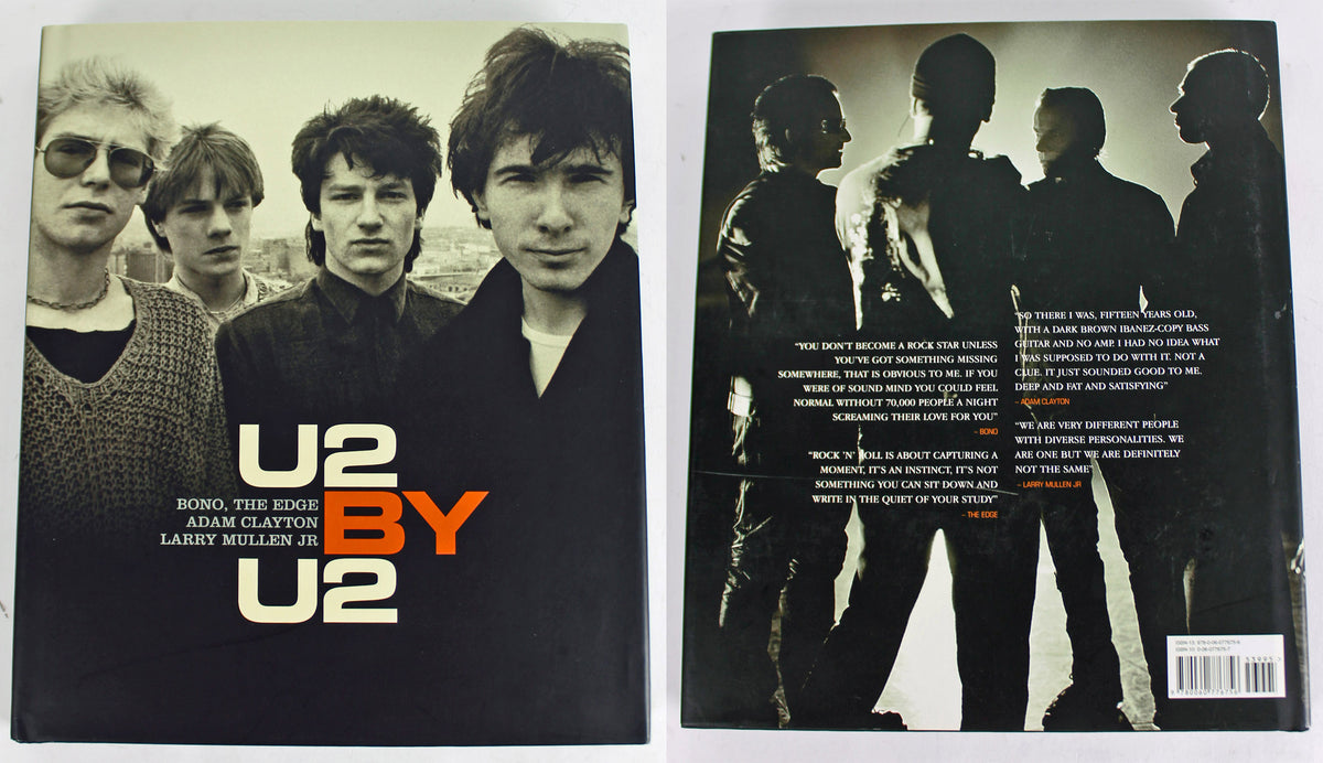 U2 (4) Bono, Edge, Mullen & Clayton Signed Hard Cover Autobiography BAS #A09577