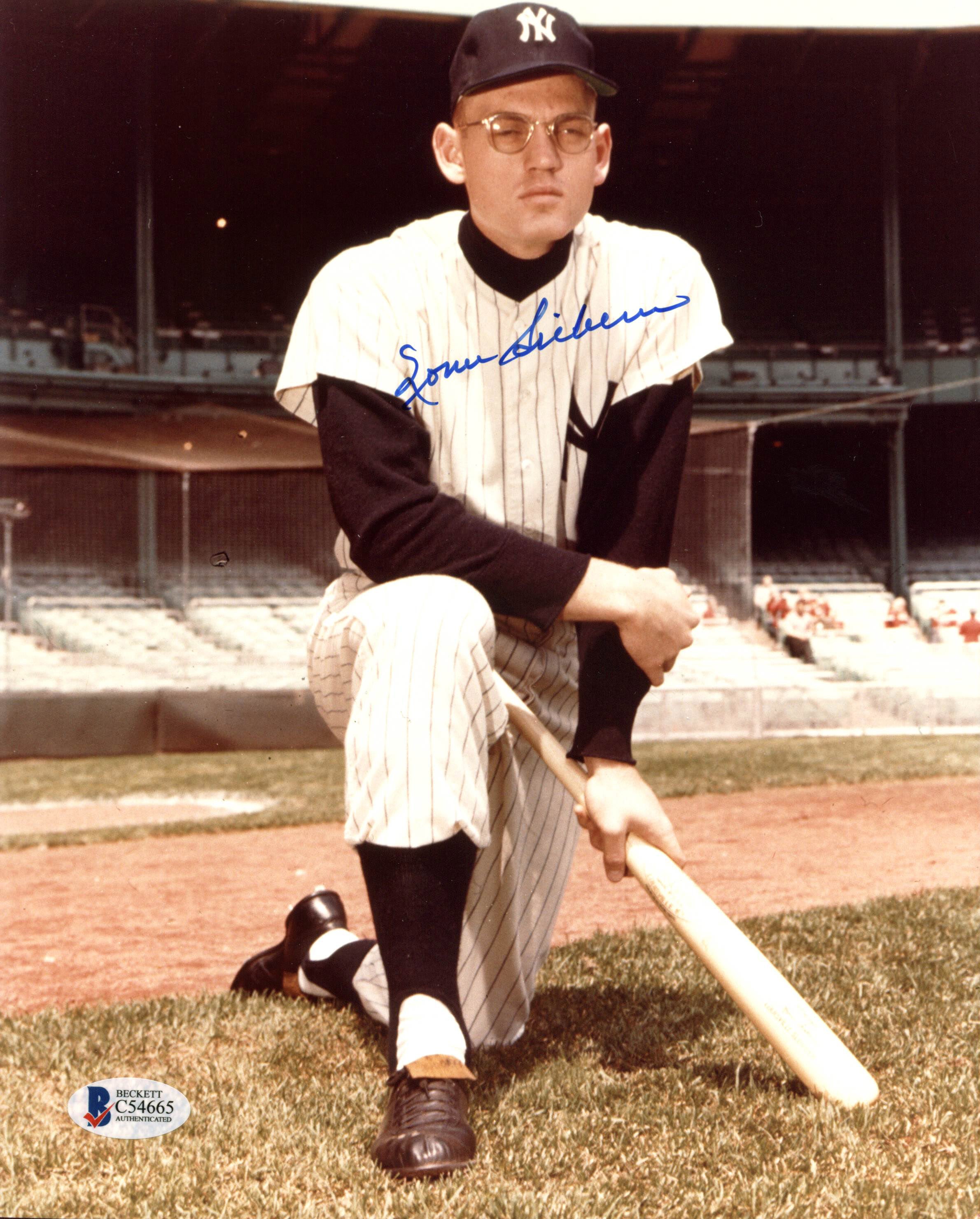 Yankees Norm Siebern Authentic Signed 8X10 Photo Autographed BAS #C54665