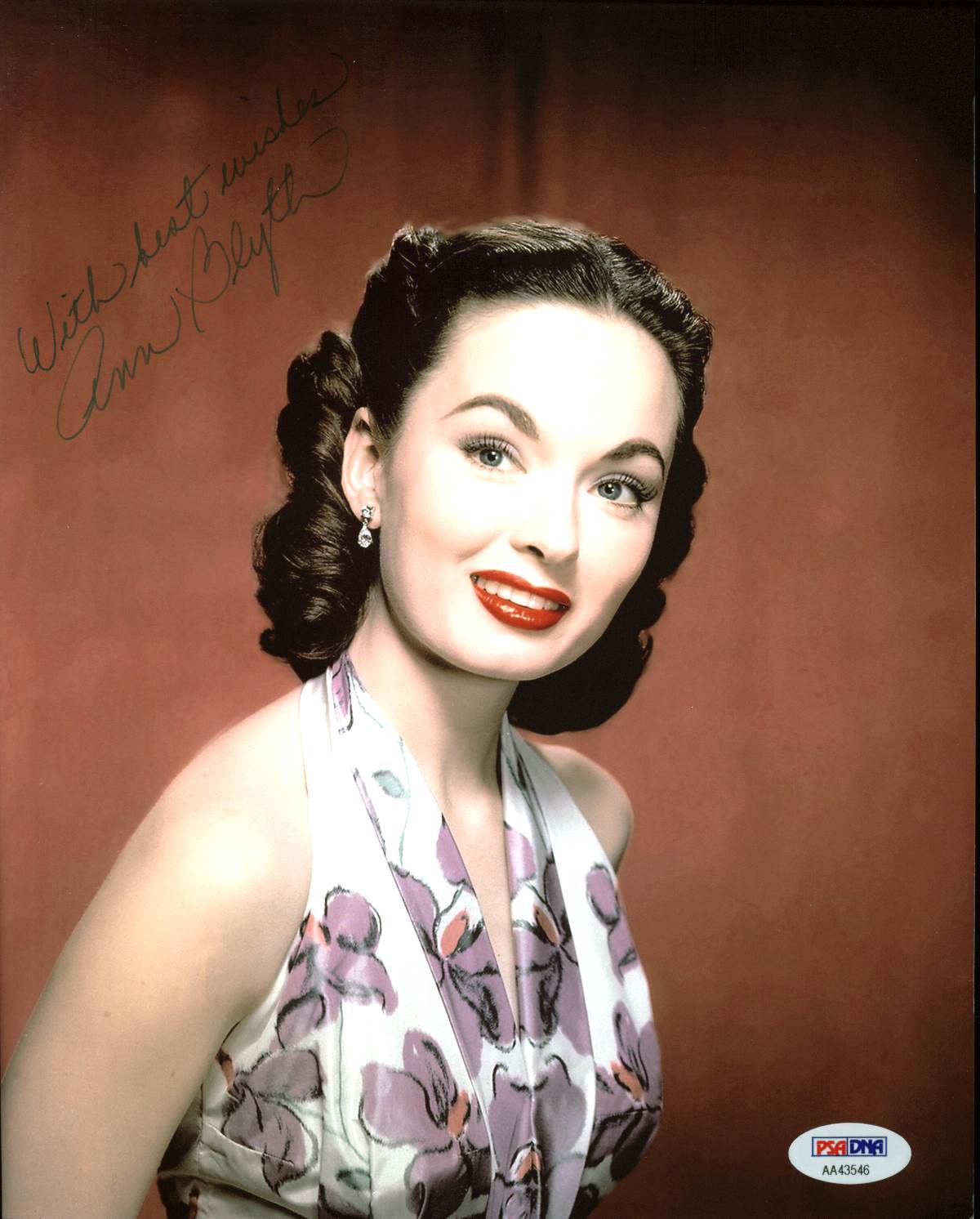Ann Blyth Authentic Signed 8X10 Photo Autographed PSA/DNA #AA43546