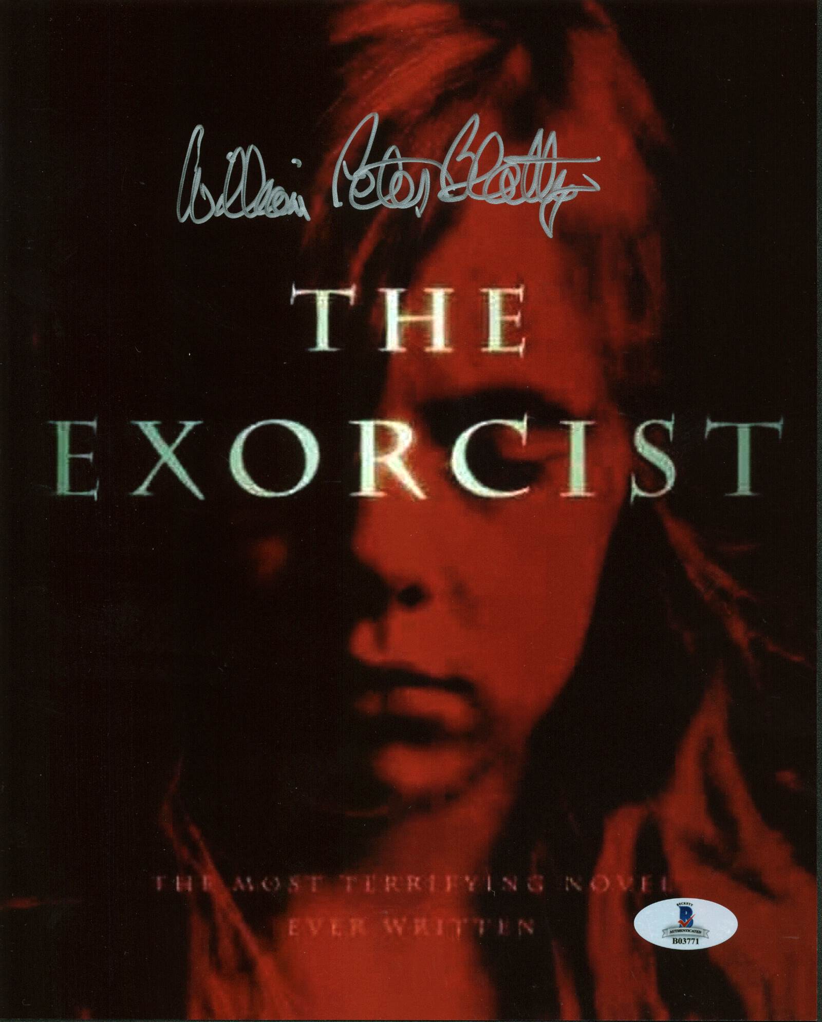 William Peter Blatty The Exorcist Authentic Signed 8X10 Photo BAS #B03771