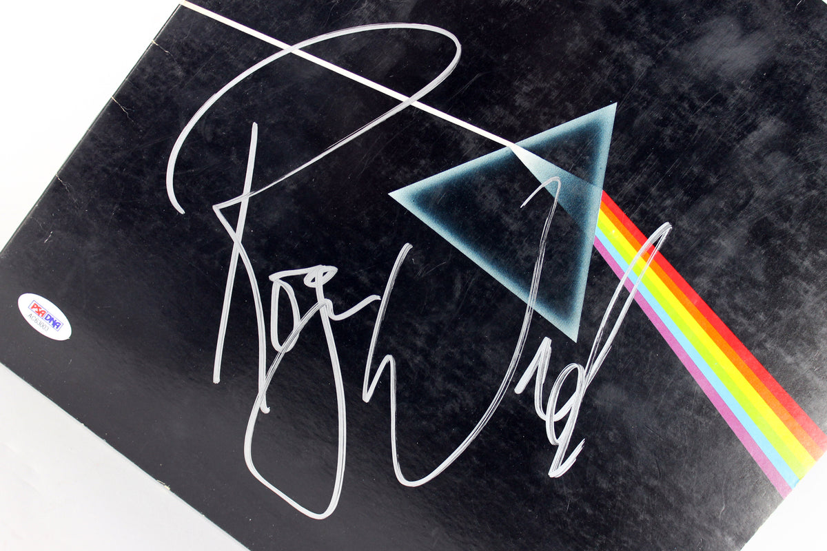 Roger Waters Signed Dark Side Of The Moon Album Cover W/ Vinyl PSA #AC63003