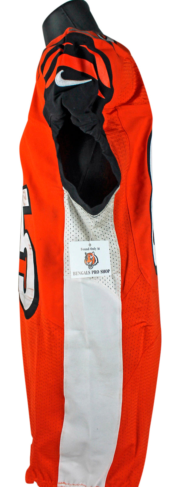 Bengals Tyler Eifert Game Used NFL Nike Road Jersey 11/16/15 Texans Photo Match