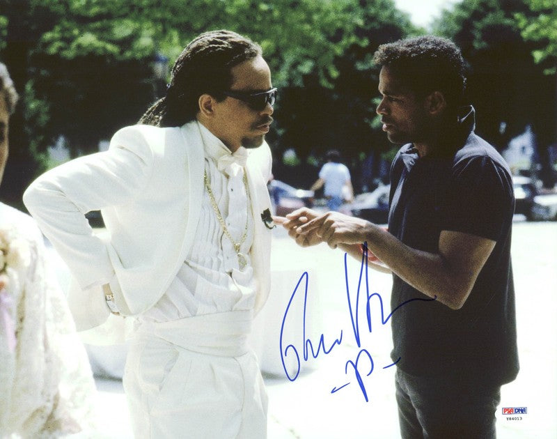 Mario Van Peebles New Jack City Signed Authentic 11X14 Photo PSA/DNA #Y84013