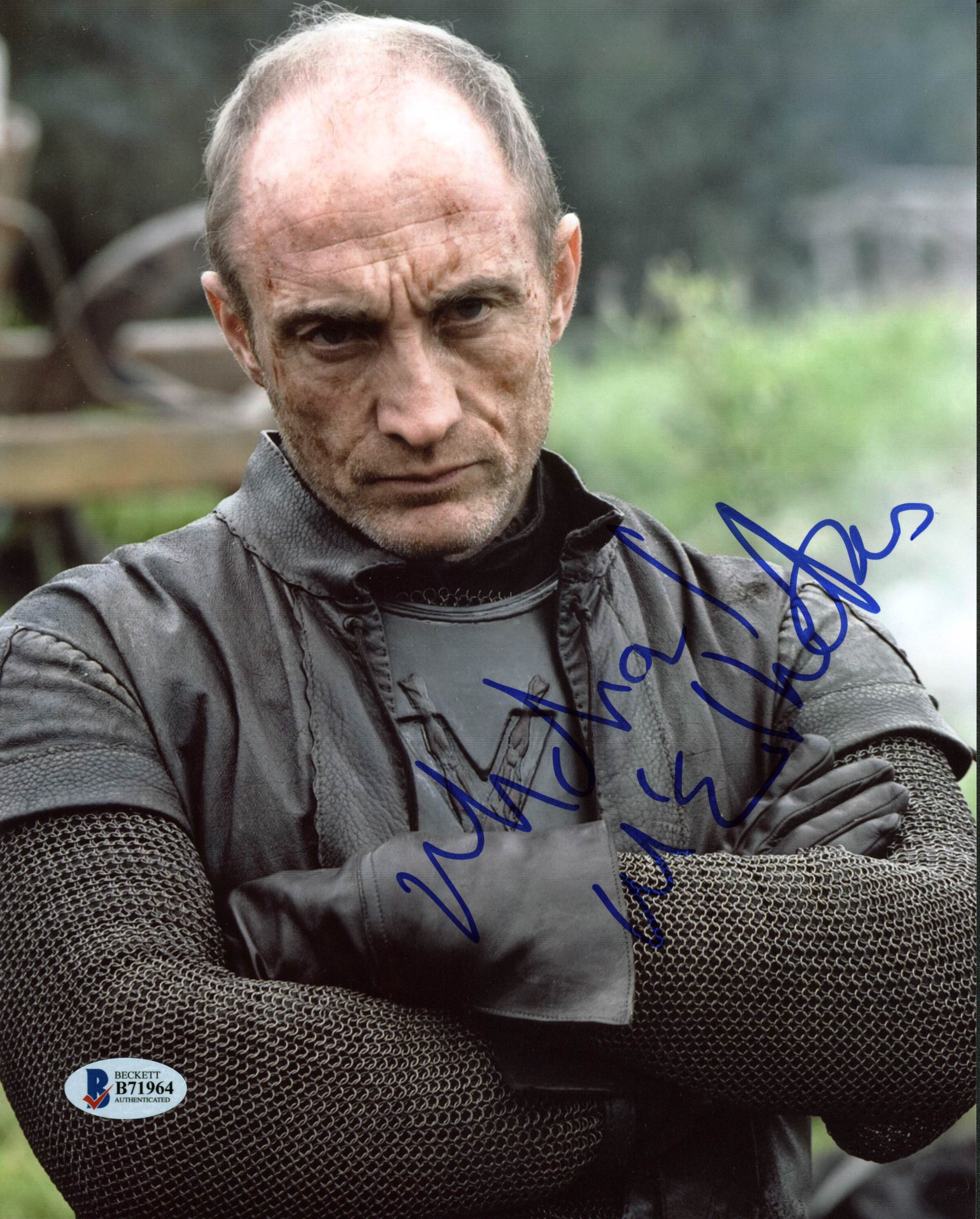 Michael McElhatton Game Of Thrones Authentic Signed 8X10 Photo BAS #B71964