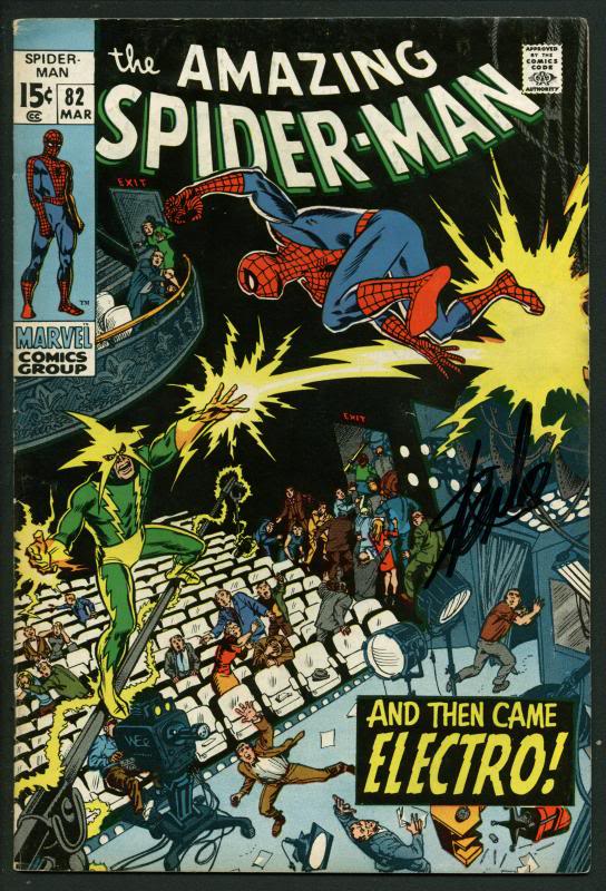 Stan Lee Signed Amazing Spider-Man #82 Comic Book Electro PSA/DNA #W18599