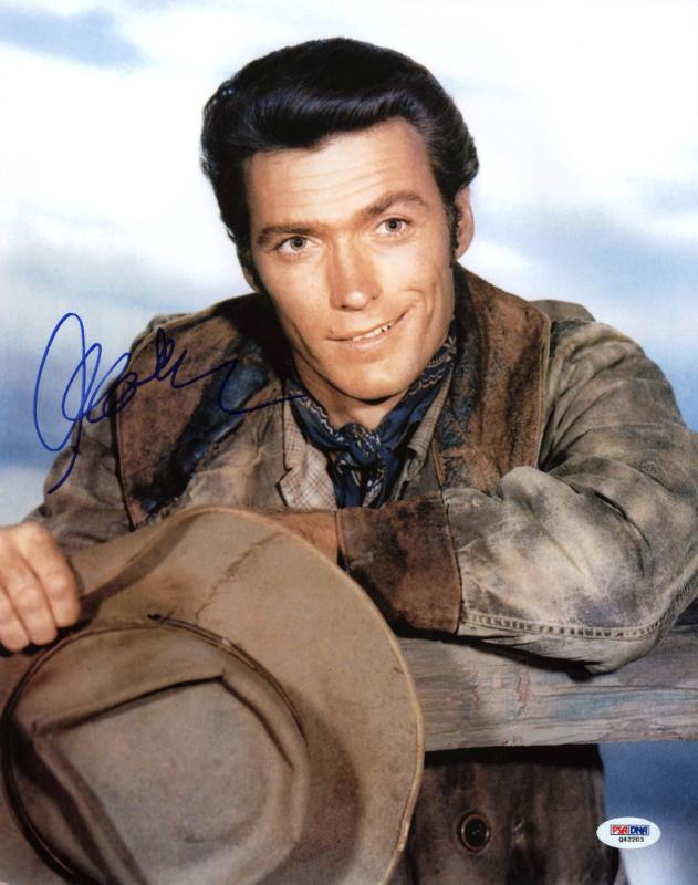 Clint Eastwood Signed Authentic 11X14 Photo Autographed PSA/DNA #Q42203