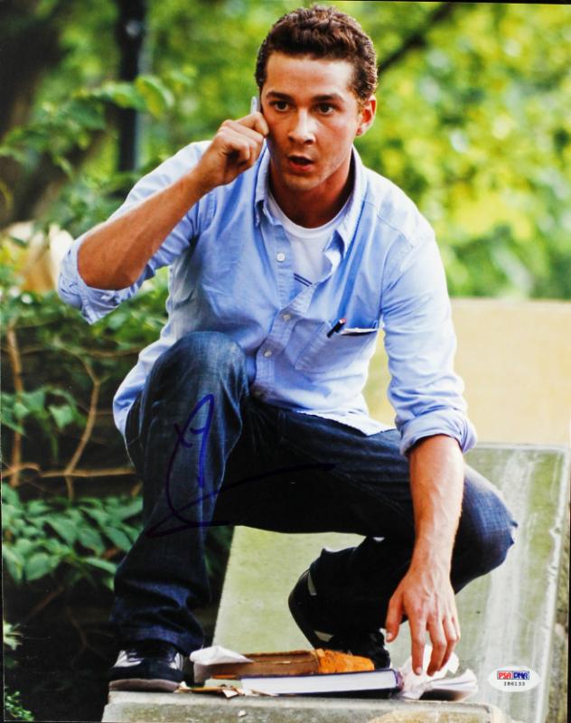 Shia Labeouf Transformers Signed Authentic 11X14 Photo PSA/DNA #I86133