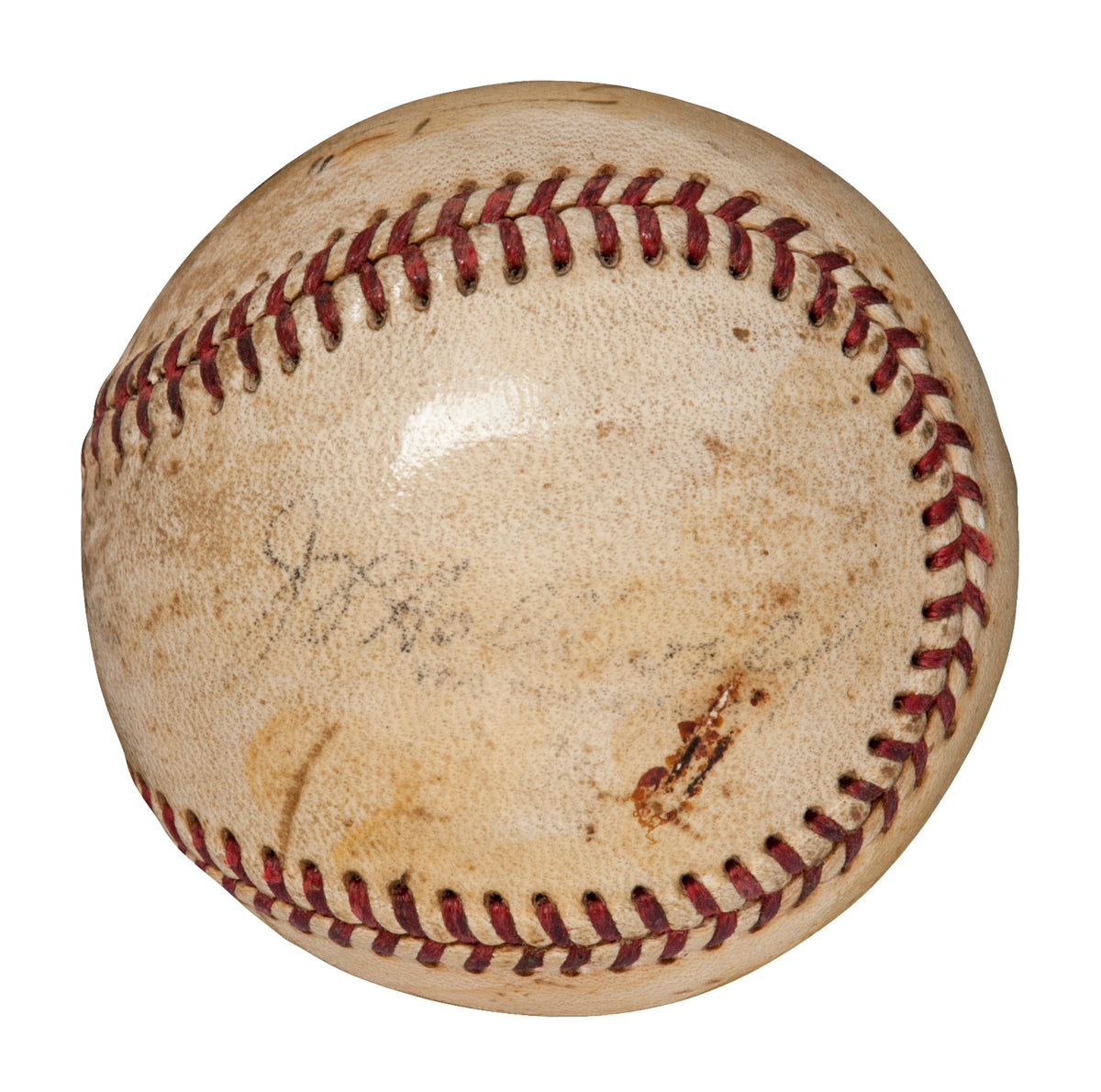 Tigers Ty Cobb Authentic Signed Ford Frick 1947-51 Baseball JSA #X75292